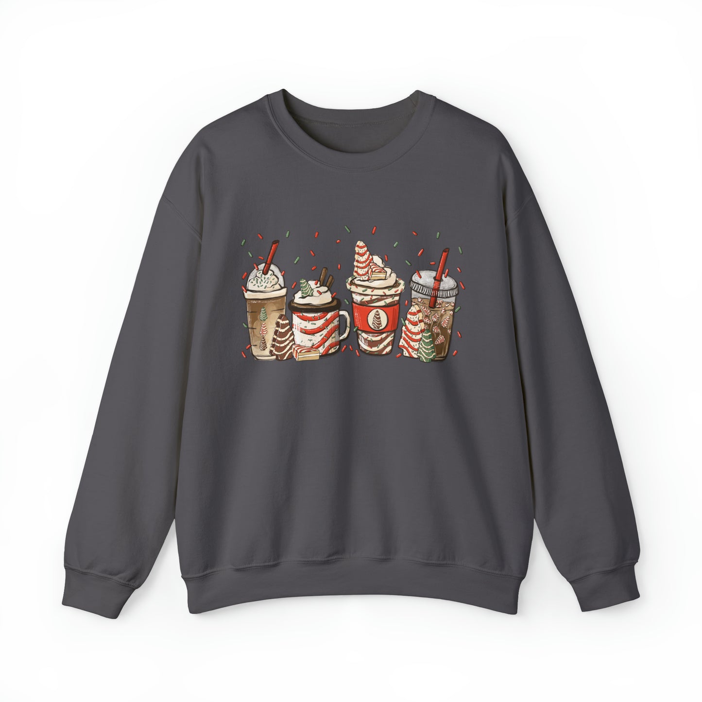 Christmas Tree Coffee Latte Unisex Sweatshirt