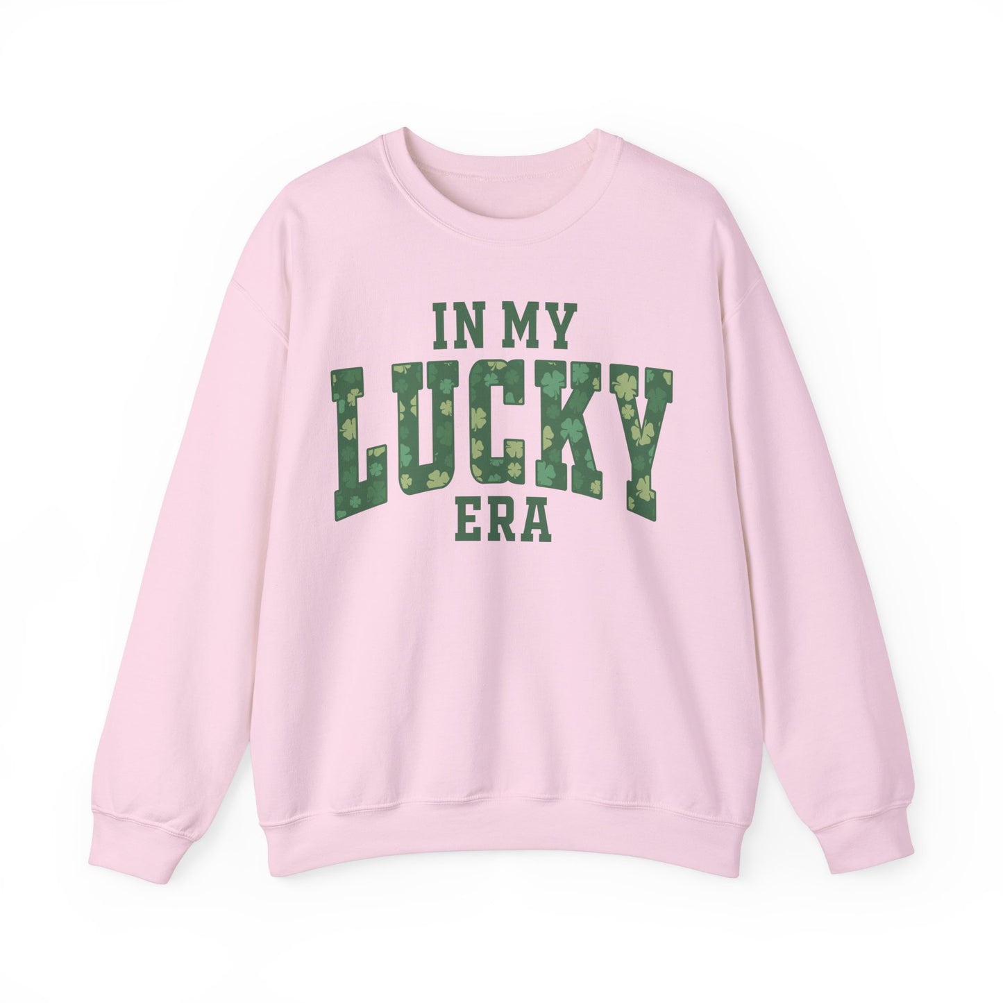 In My Lucky Era Clover St. Patrick's Day Unisex Crewneck Sweatshirt