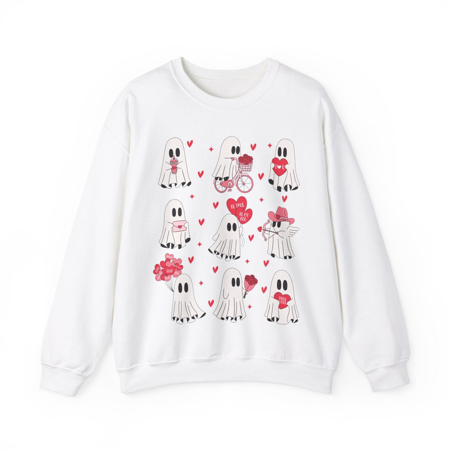 Ghost Valentines Unisex Crewneck Sweatshirt