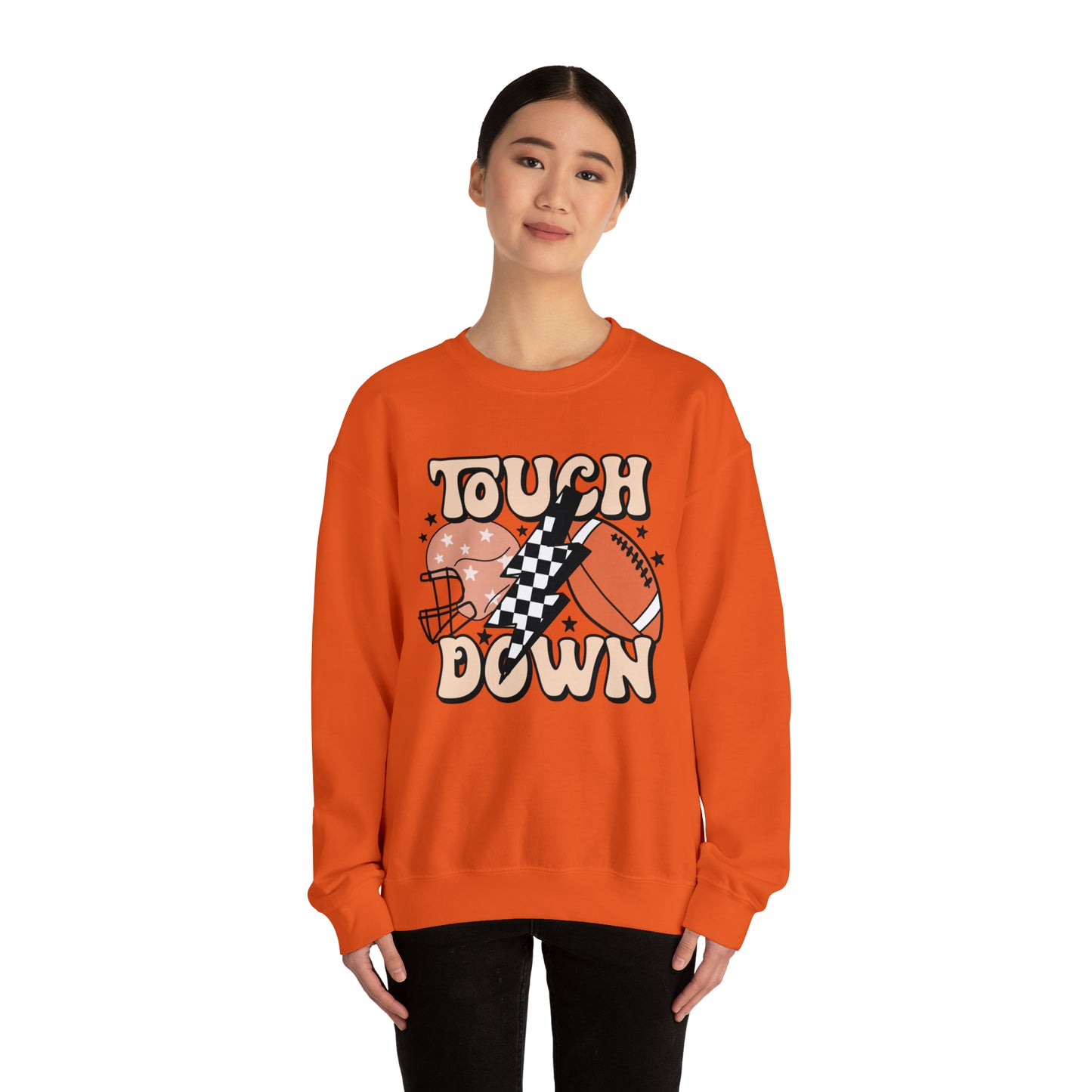 Touchdown Thunderbolt Football Unisex Sweatshirt