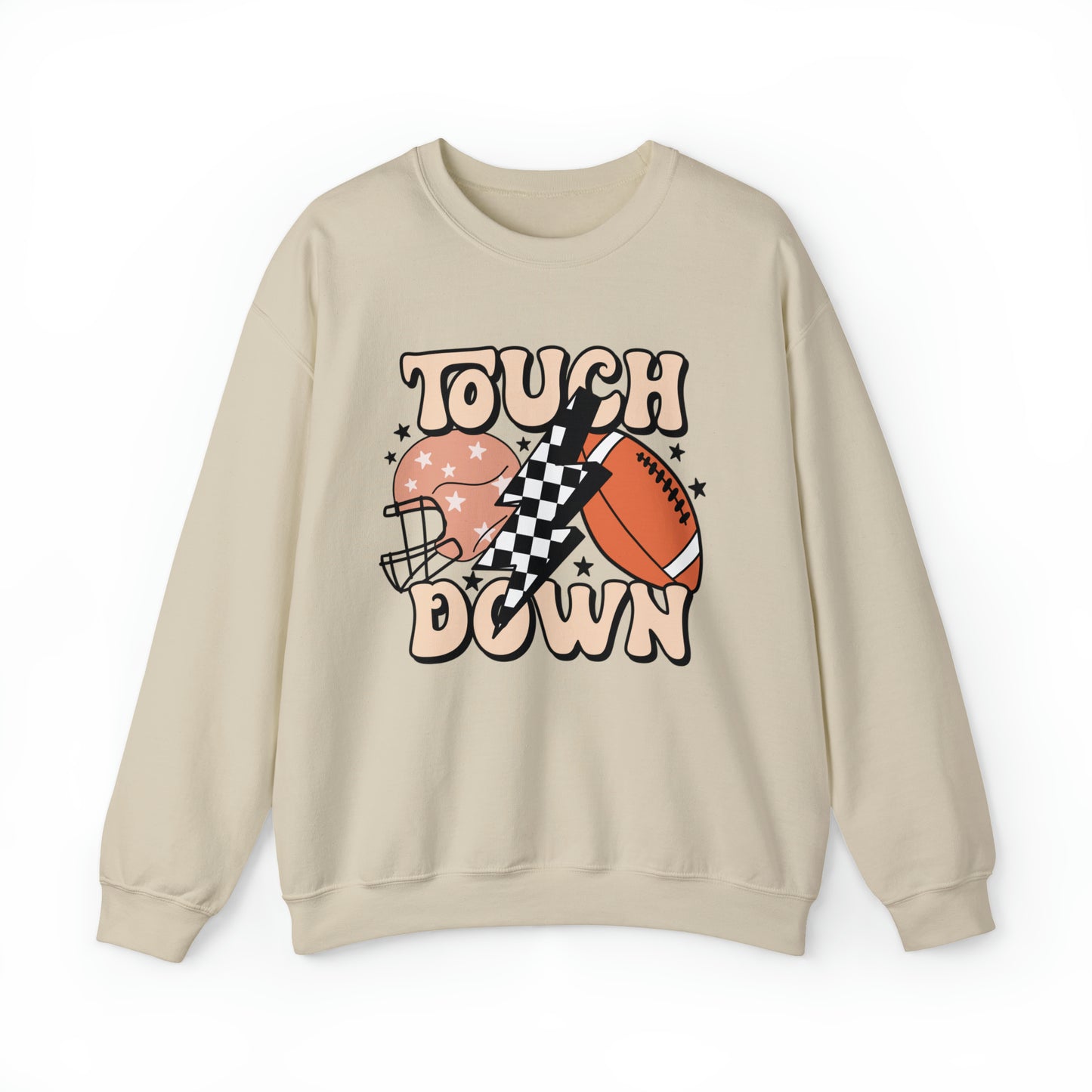 Touchdown Thunderbolt Football Unisex Sweatshirt