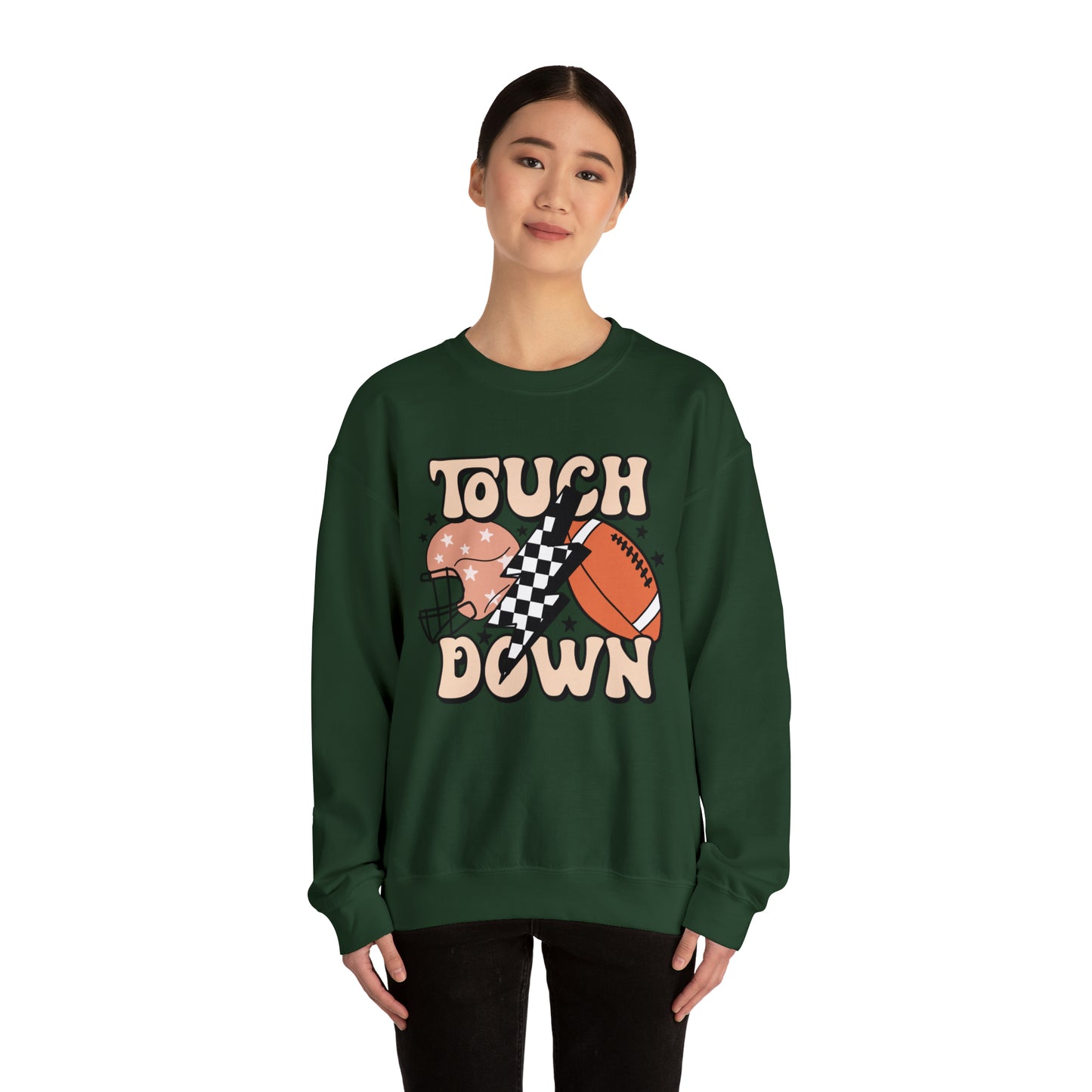 Touchdown Thunderbolt Football Unisex Sweatshirt