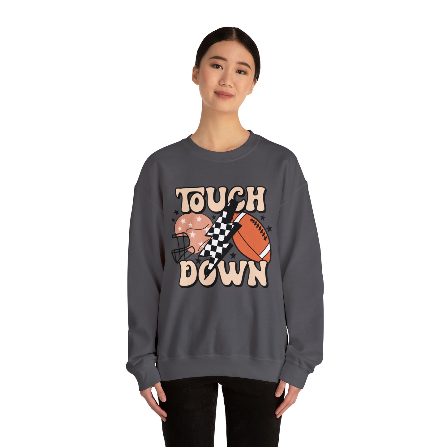 Touchdown Thunderbolt Football Unisex Sweatshirt