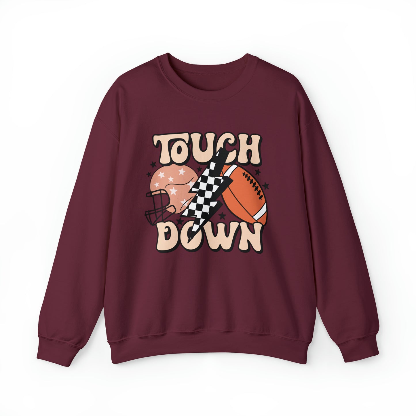 Touchdown Thunderbolt Football Unisex Sweatshirt