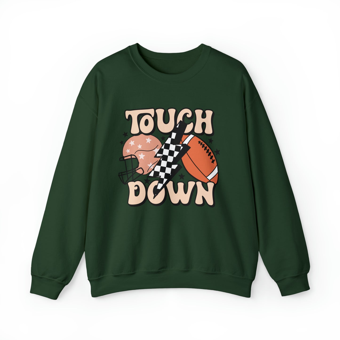 Touchdown Thunderbolt Football Unisex Sweatshirt