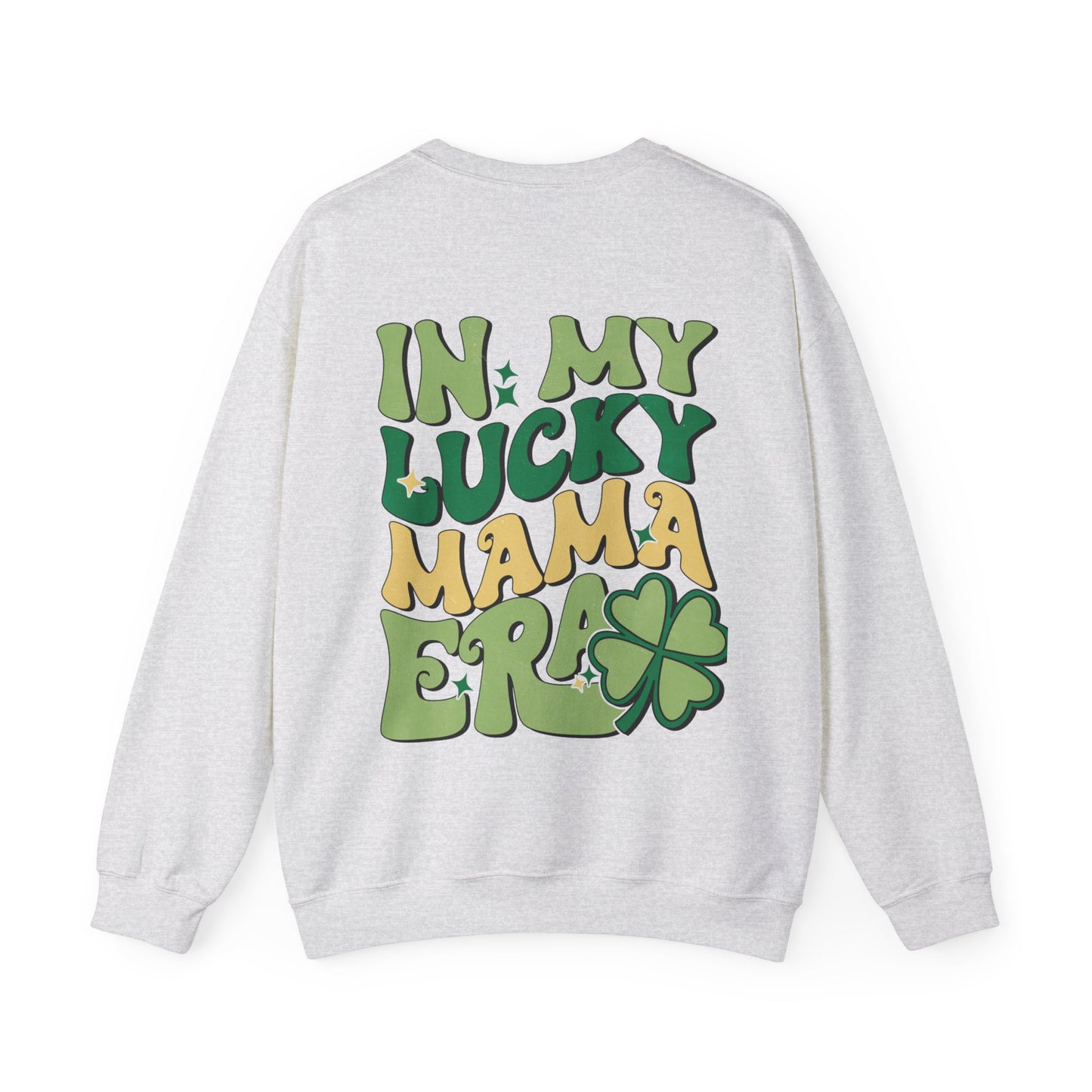 In My Lucky Mama Era Shamrock St. Patrick's Day Unisex Crewneck Sweatshirt