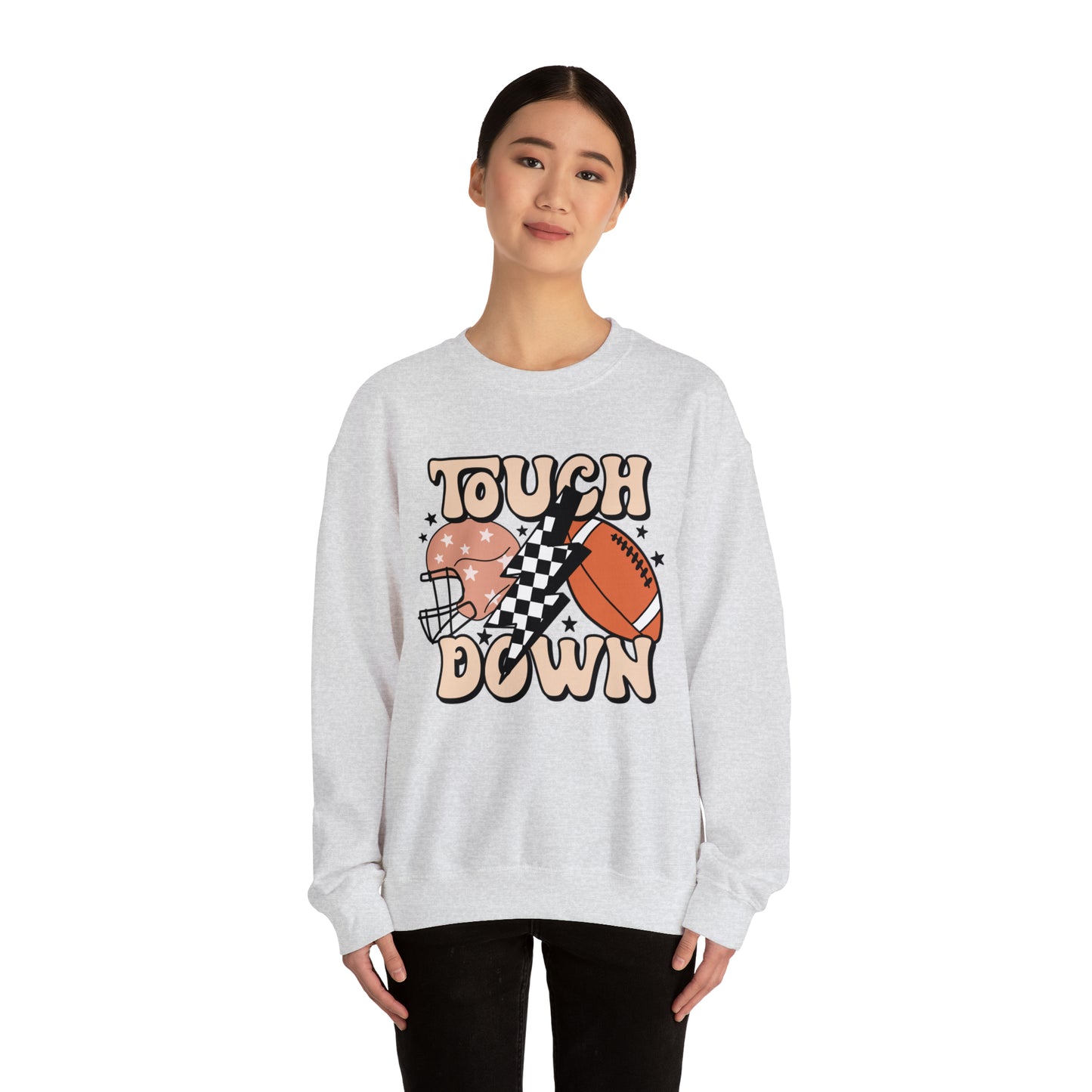Touchdown Thunderbolt Football Unisex Sweatshirt