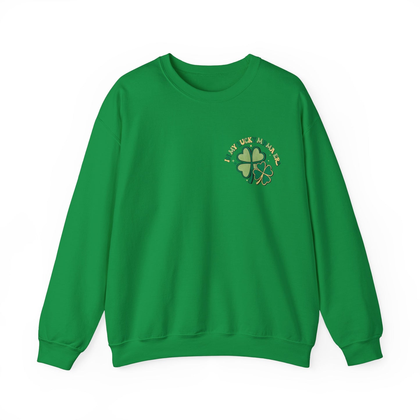In My Lucky Mama Era Shamrock St. Patrick's Day Unisex Crewneck Sweatshirt