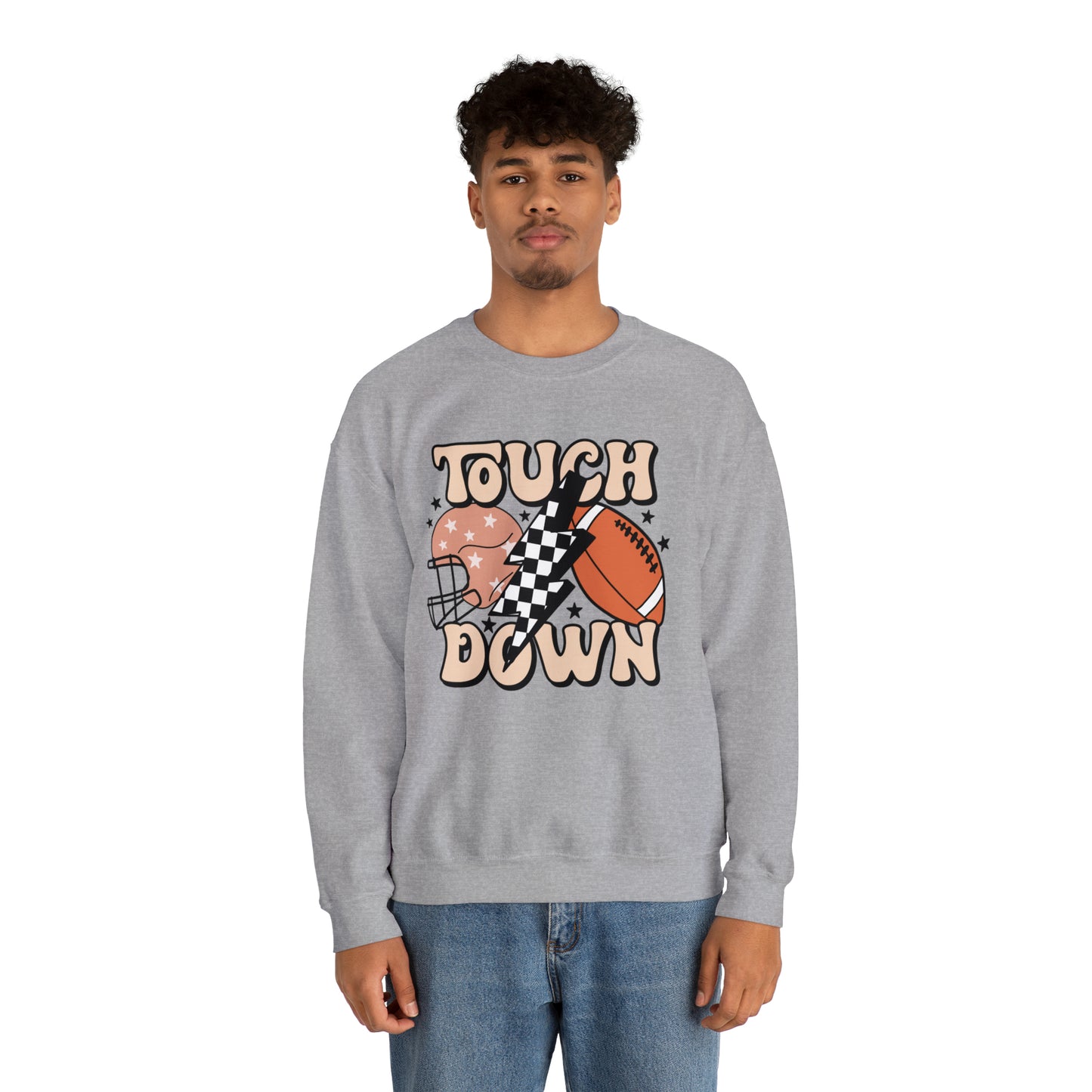 Touchdown Thunderbolt Football Unisex Sweatshirt