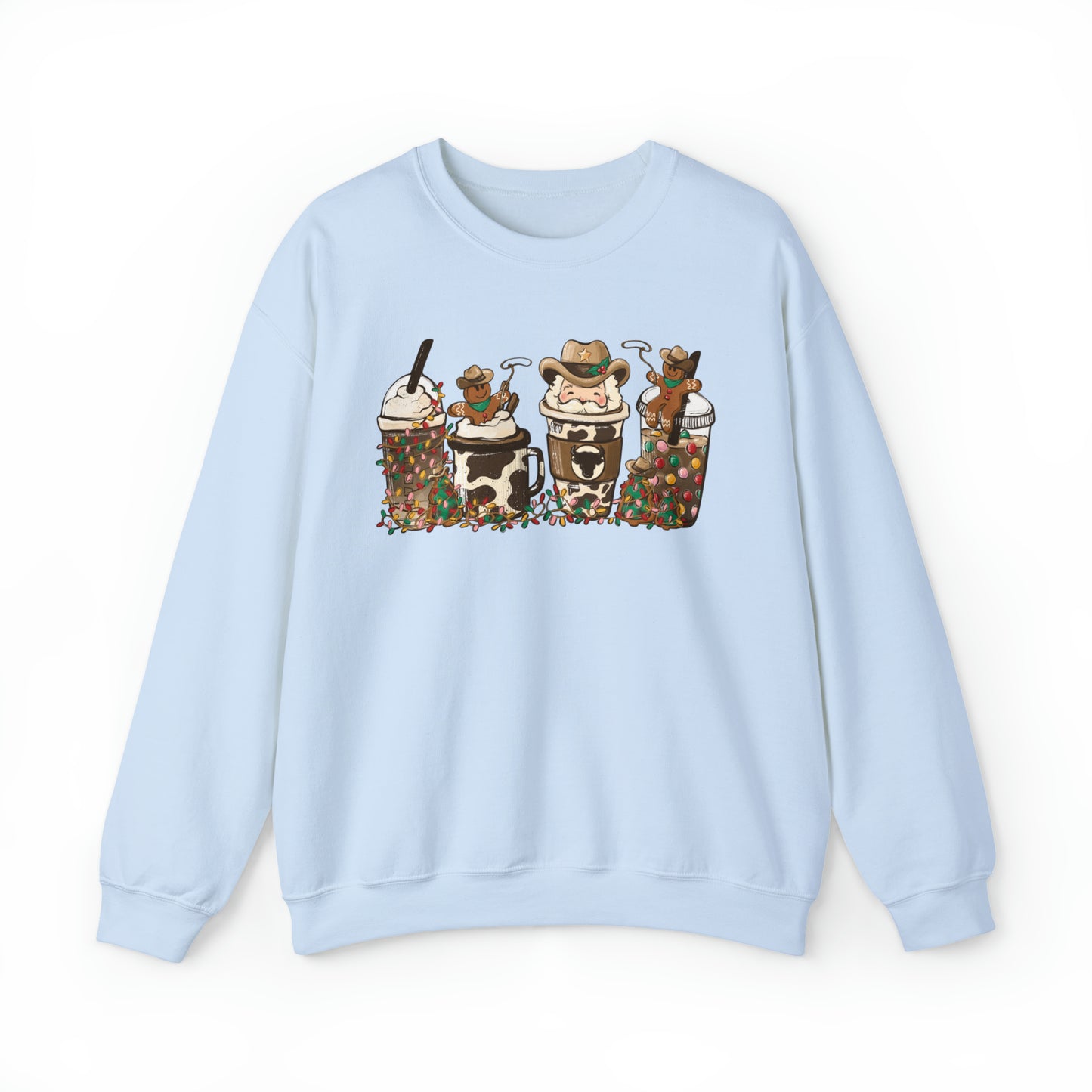 Howdy Santa Rodeo Gingerbread Christmas Unisex Sweatshirt