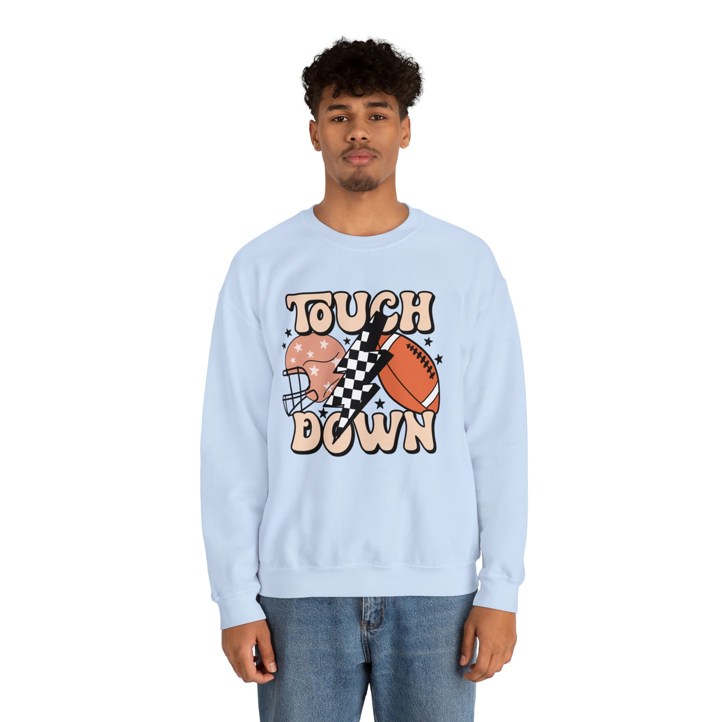 Touchdown Thunderbolt Football Unisex Sweatshirt