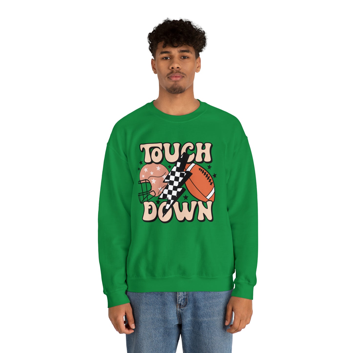 Touchdown Thunderbolt Football Unisex Sweatshirt