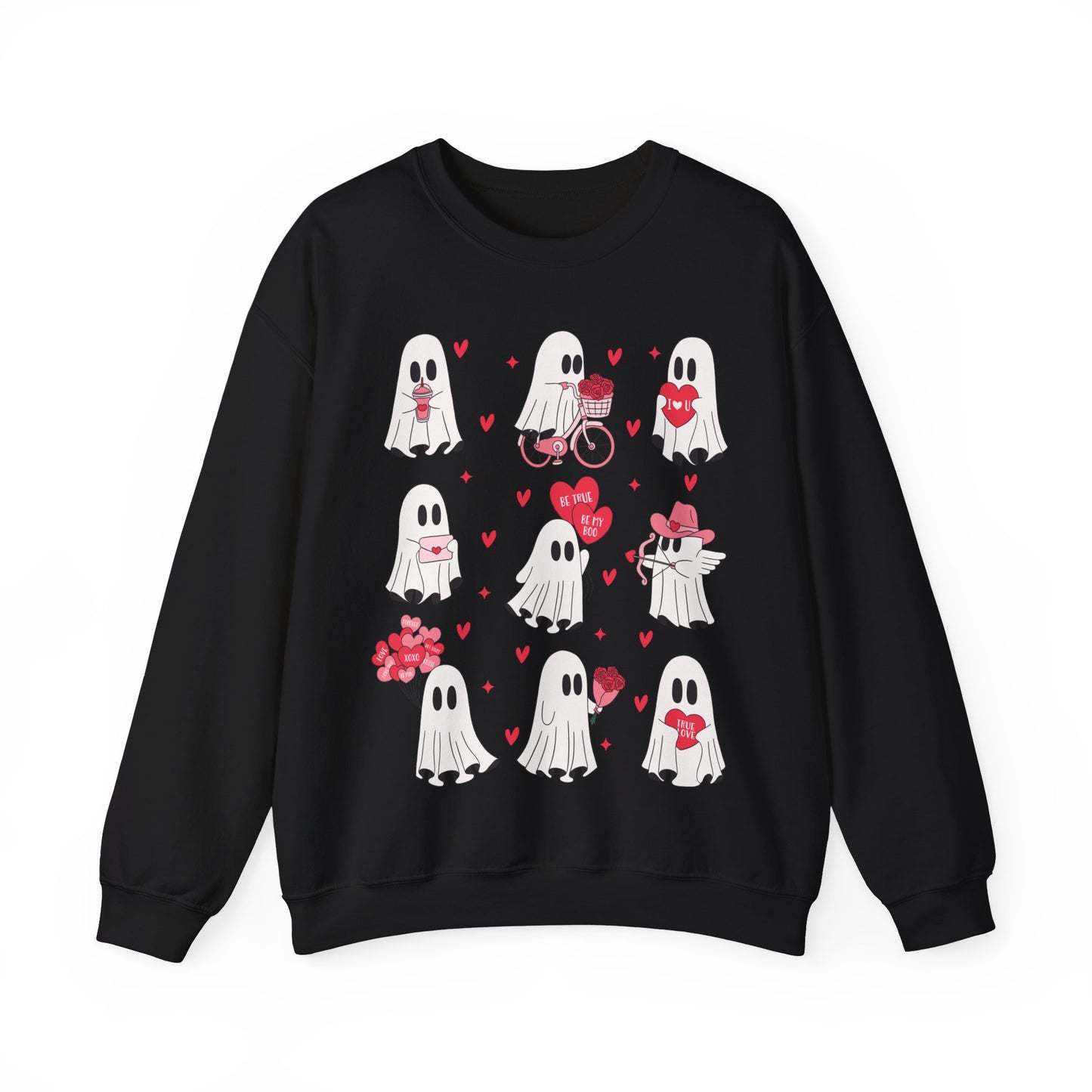Ghost Valentines Unisex Crewneck Sweatshirt