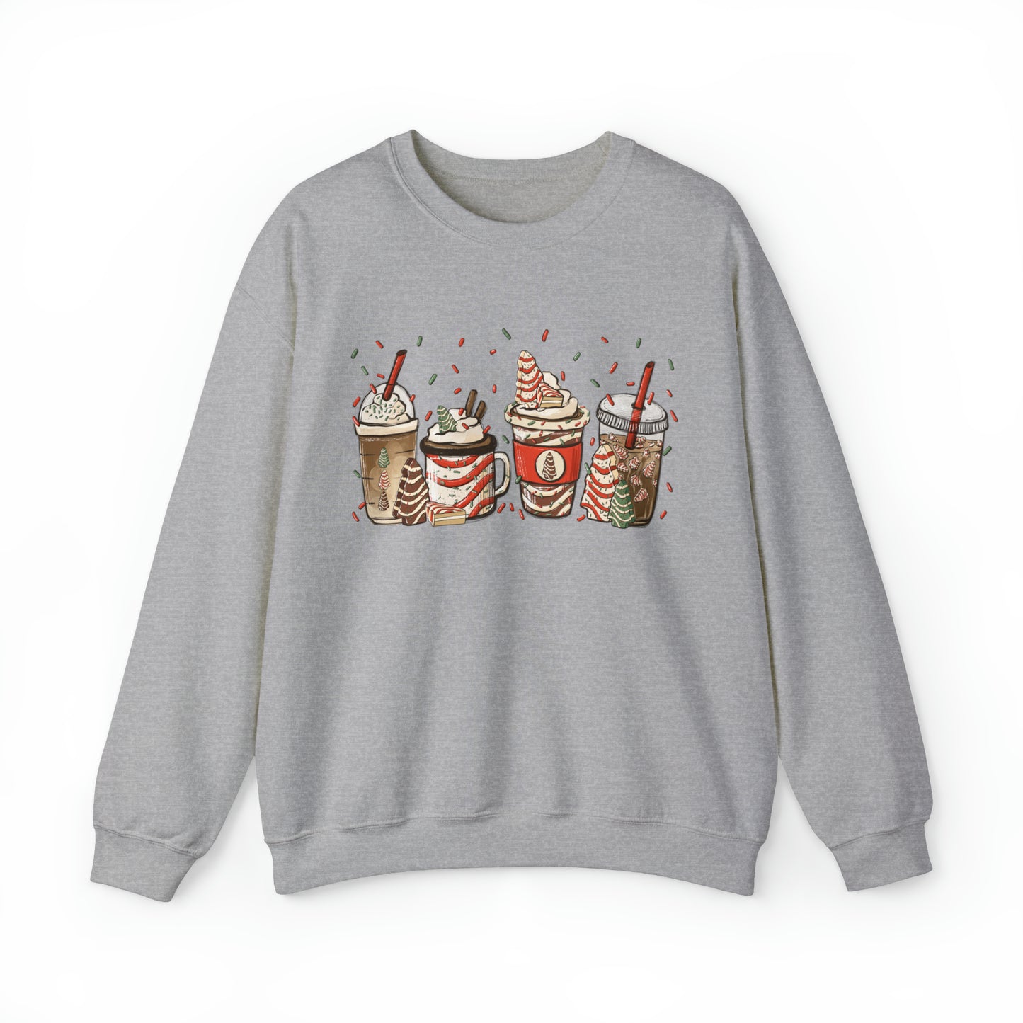Christmas Tree Coffee Latte Unisex Sweatshirt