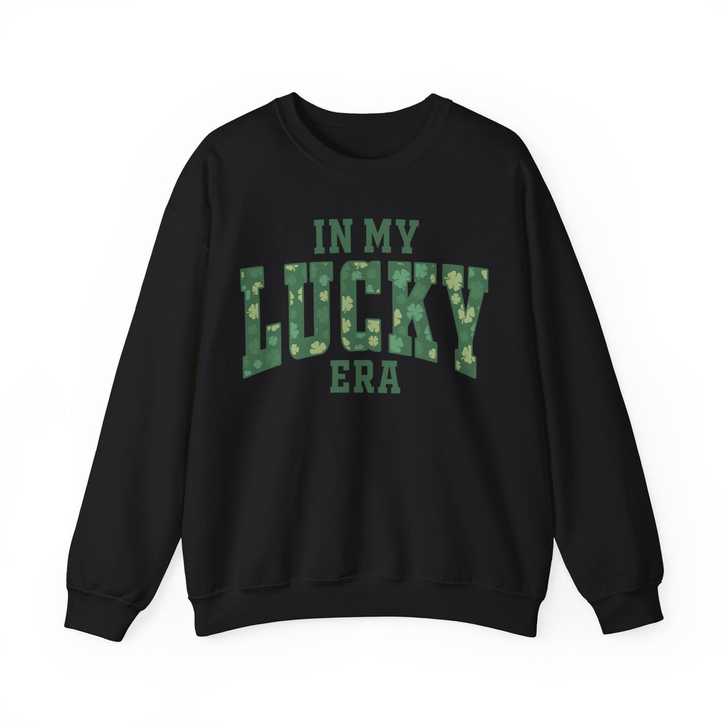 In My Lucky Era Clover St. Patrick's Day Unisex Crewneck Sweatshirt