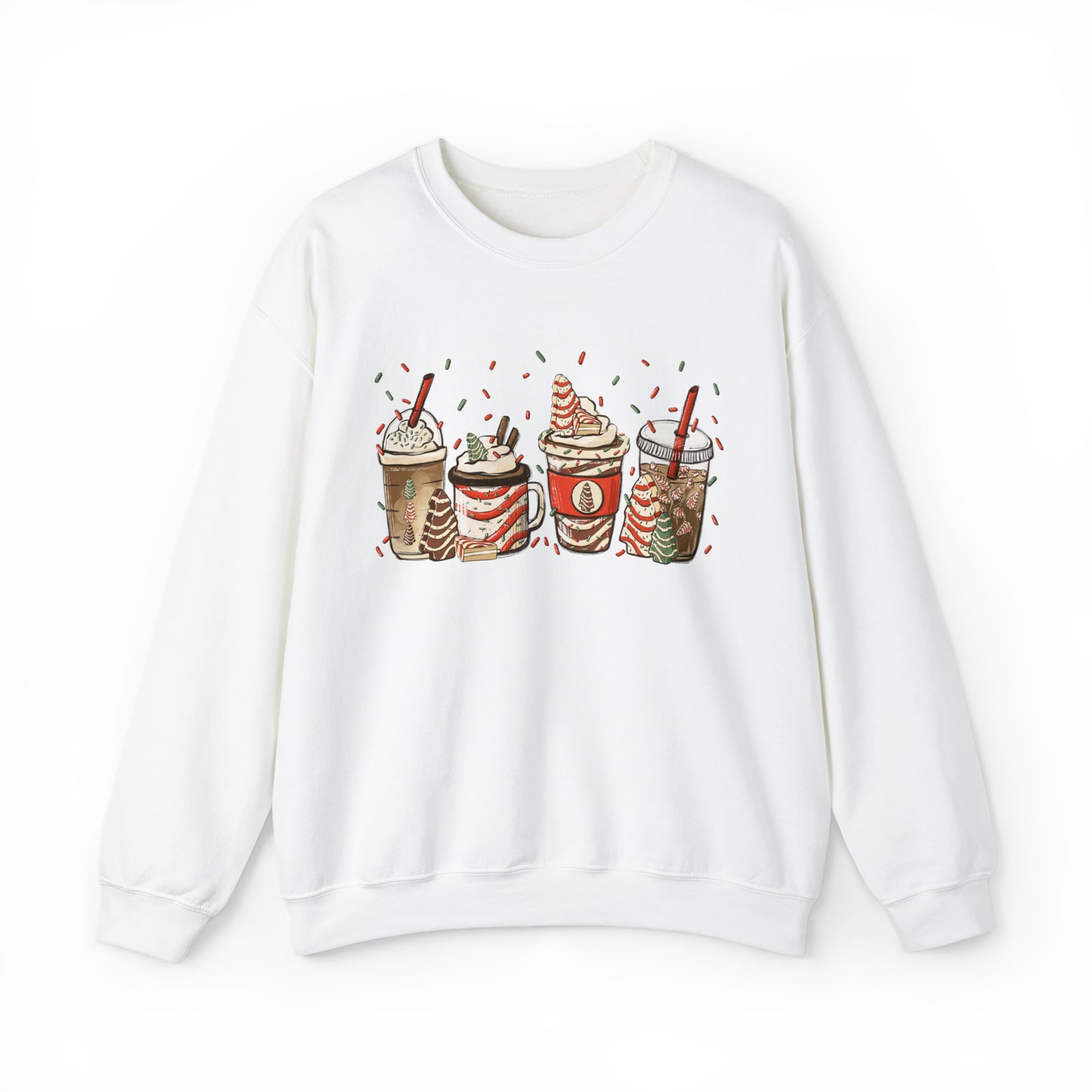 Christmas Tree Coffee Latte Unisex Sweatshirt