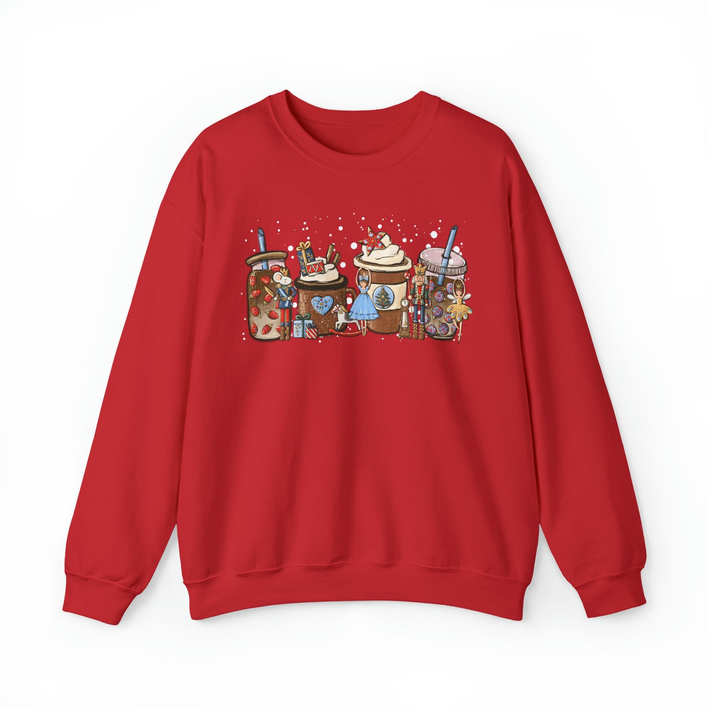 Nutcracker Coffee Latte Christmas Unisex Sweatshirt
