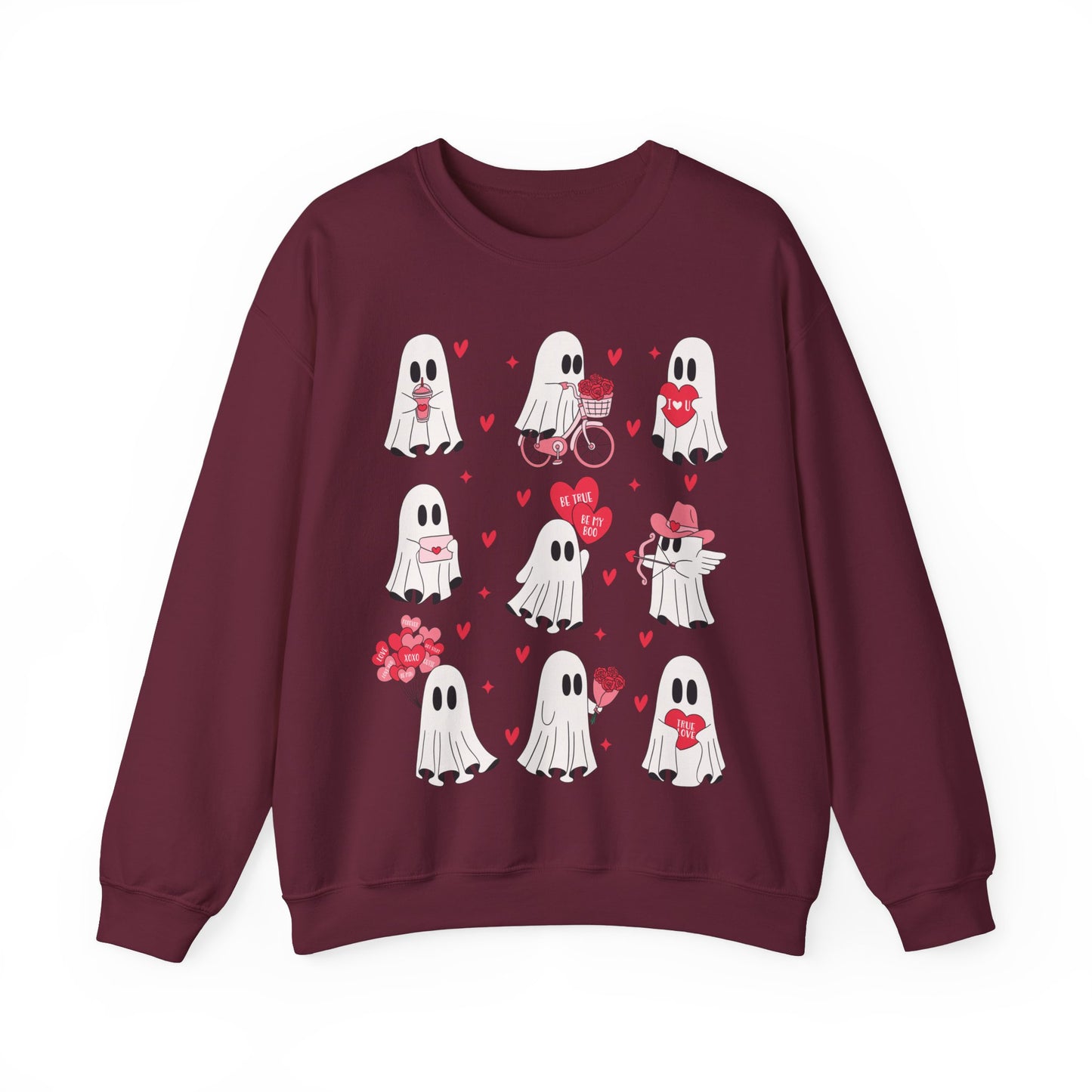 Ghost Valentines Unisex Crewneck Sweatshirt