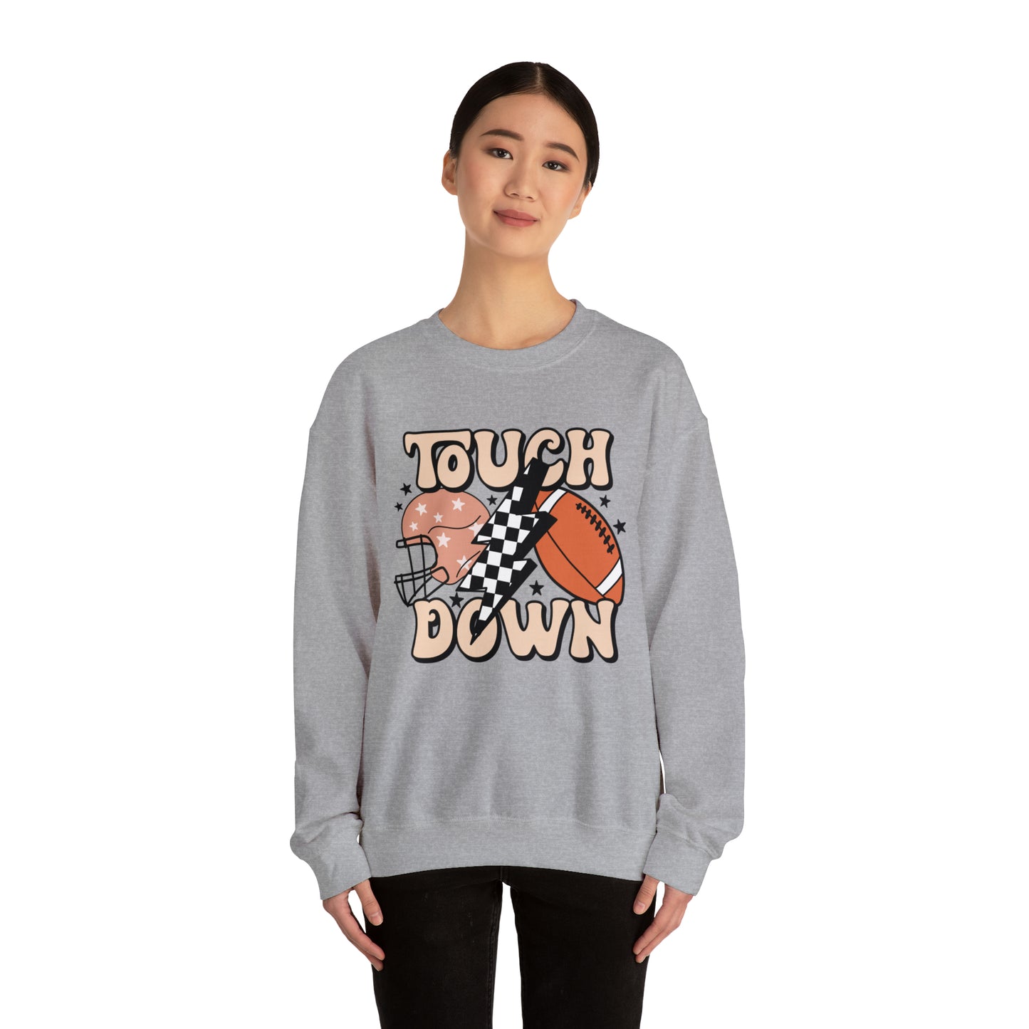 Touchdown Thunderbolt Football Unisex Sweatshirt