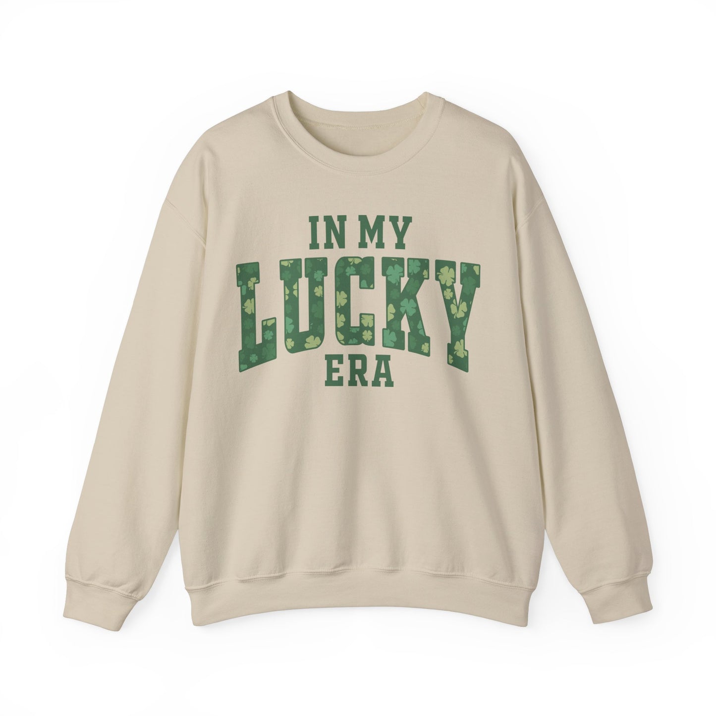 In My Lucky Era Clover St. Patrick's Day Unisex Crewneck Sweatshirt