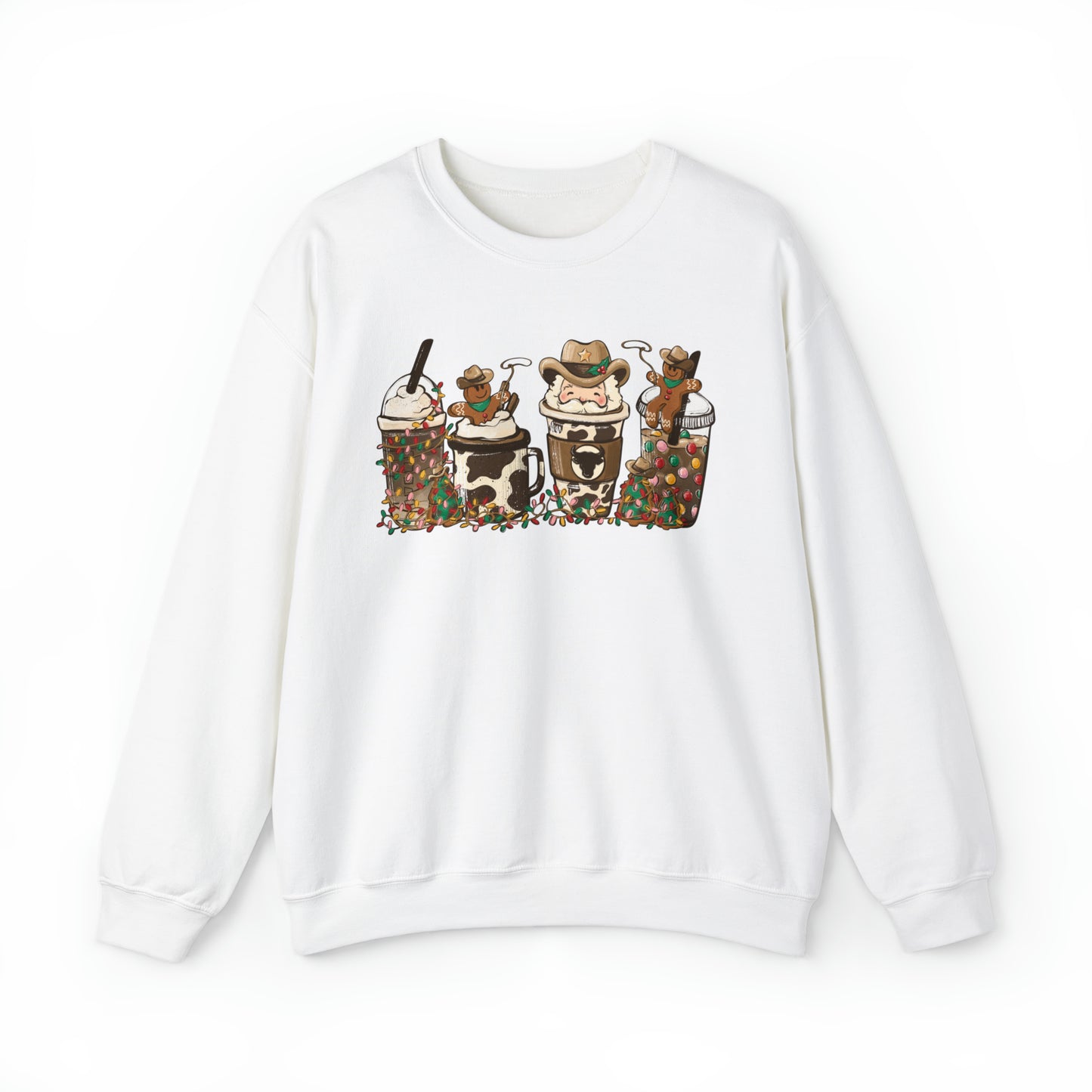 Howdy Santa Rodeo Gingerbread Christmas Unisex Sweatshirt