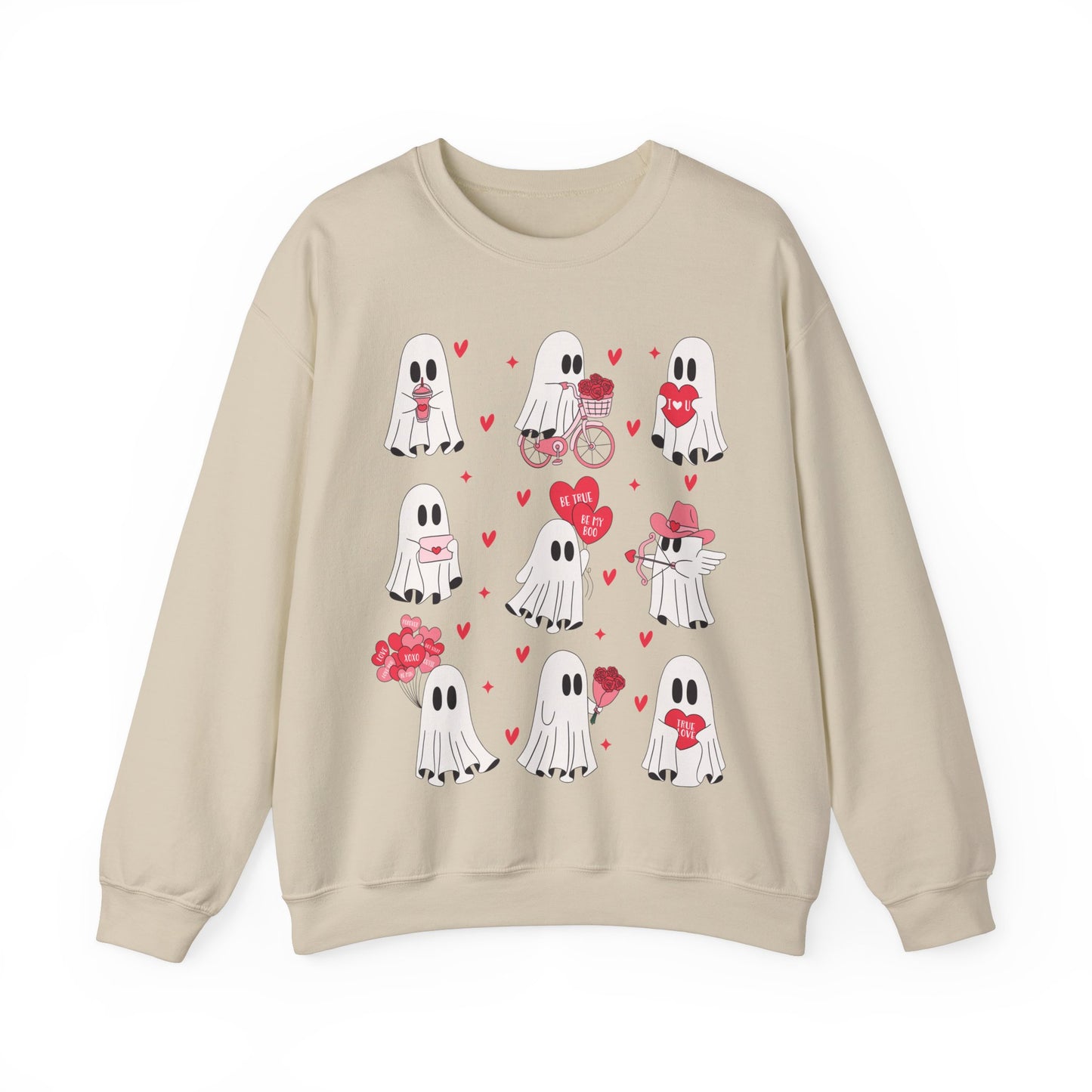 Ghost Valentines Unisex Crewneck Sweatshirt