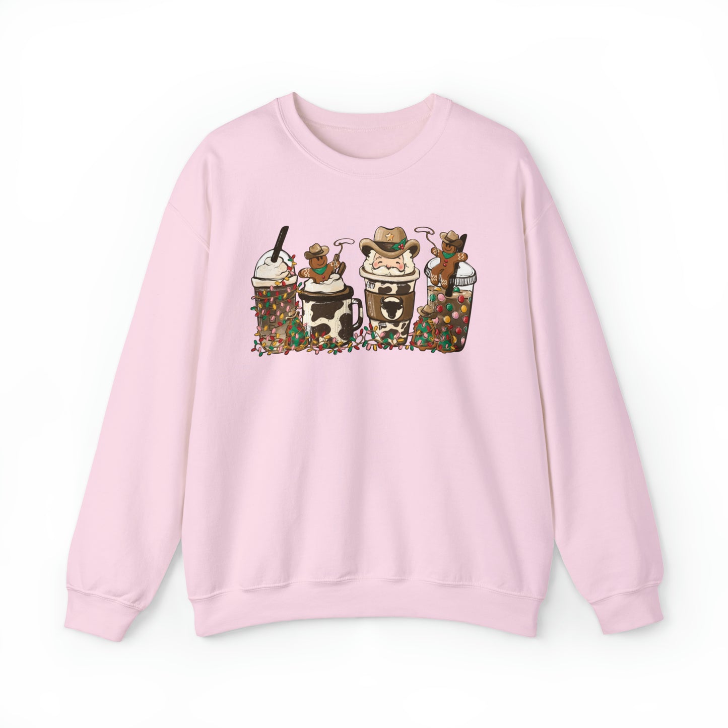 Howdy Santa Rodeo Gingerbread Christmas Unisex Sweatshirt
