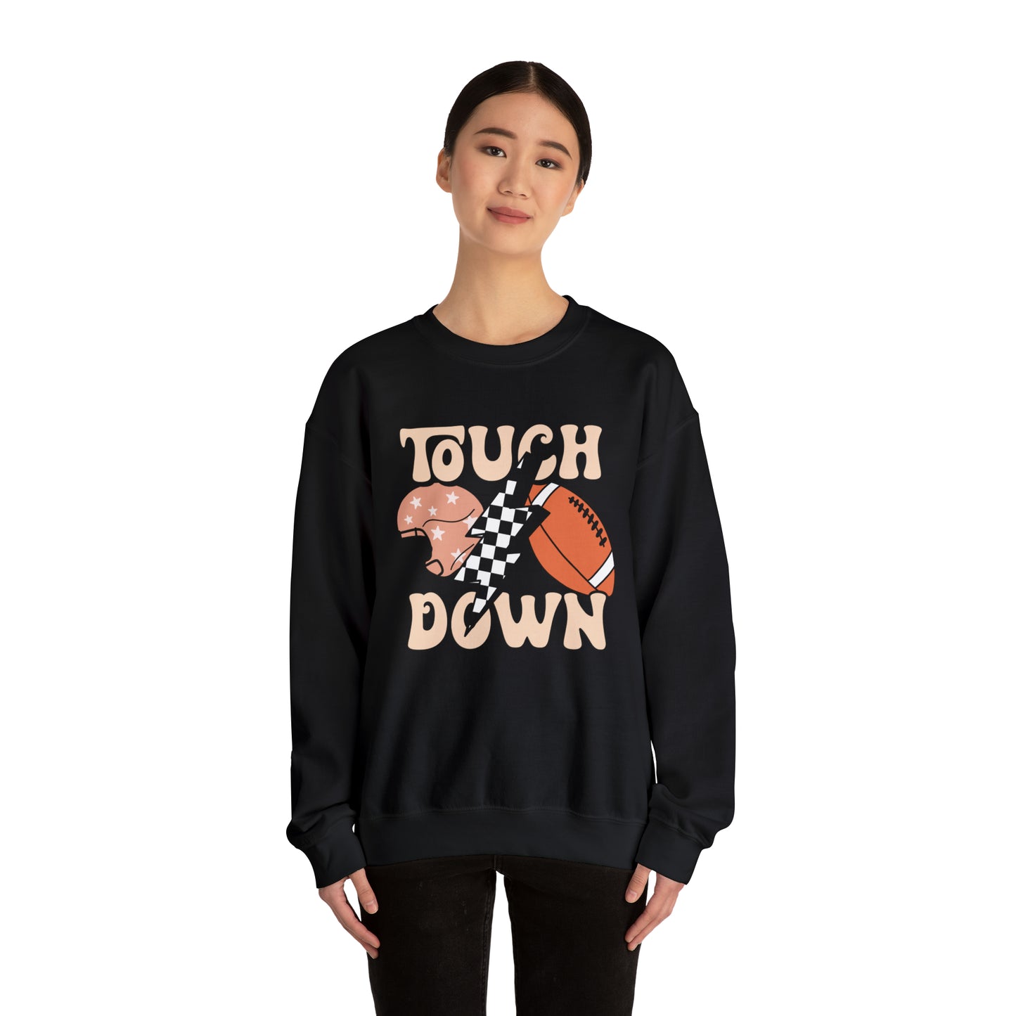 Touchdown Thunderbolt Football Unisex Sweatshirt