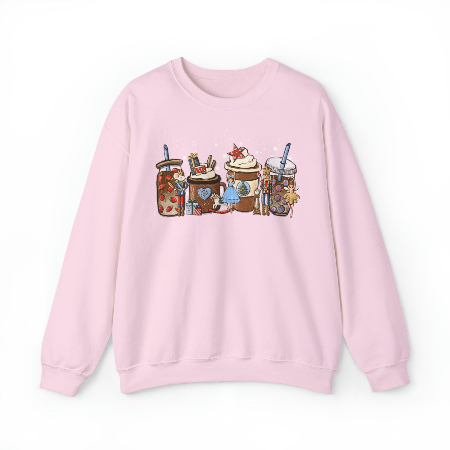 Nutcracker Coffee Latte Christmas Unisex Sweatshirt