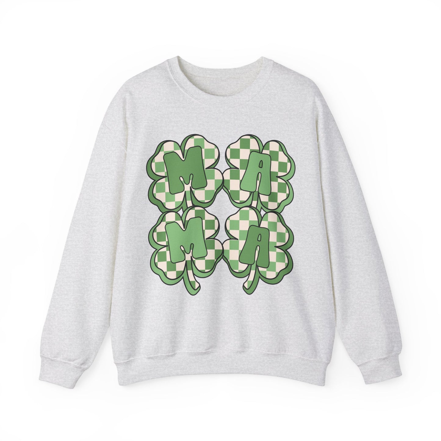 Mama Four Leaf Clover St. Patrick's Day Unisex Crewneck Sweatshirt