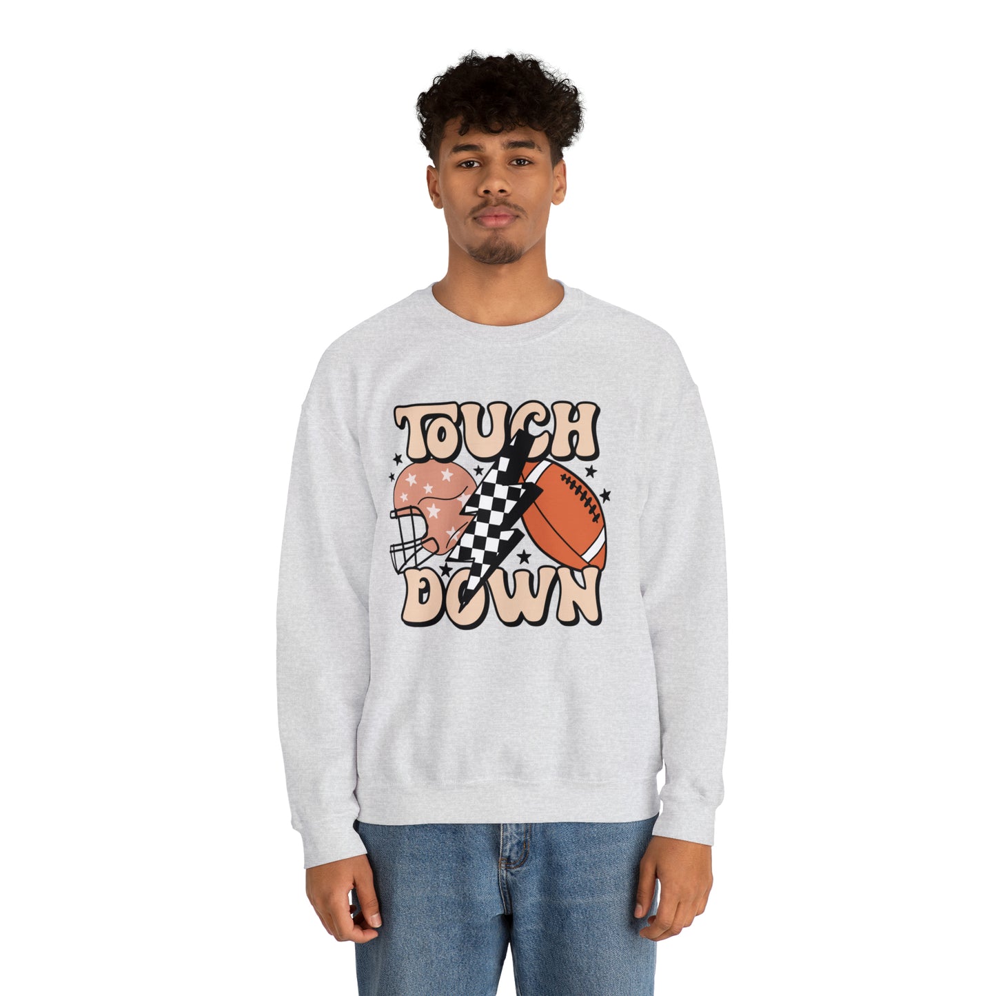 Touchdown Thunderbolt Football Unisex Sweatshirt