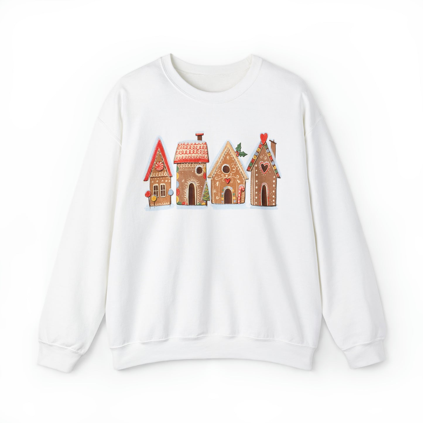Gingerbread Village Festive Christmas Unisex Sweatshirt
