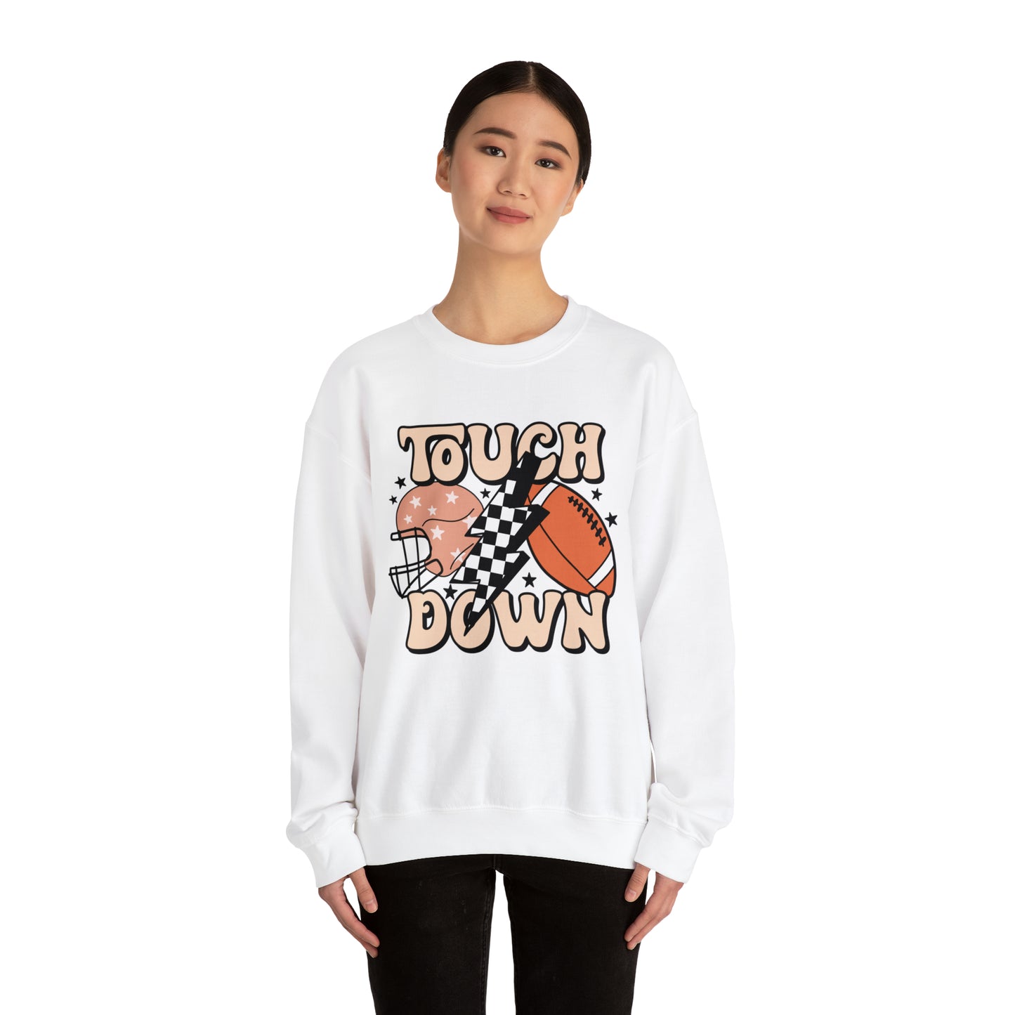 Touchdown Thunderbolt Football Unisex Sweatshirt