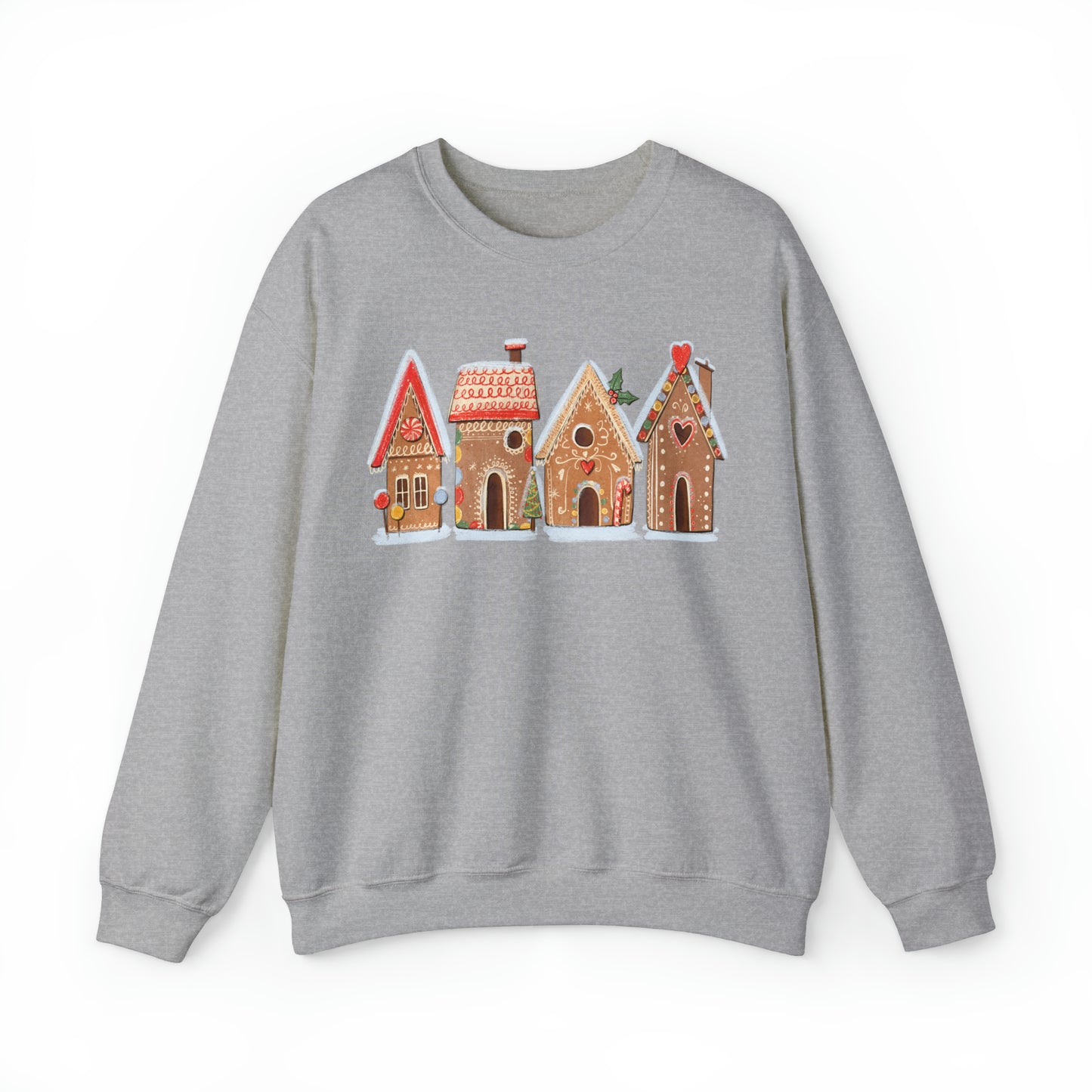 Gingerbread Village Festive Christmas Unisex Sweatshirt
