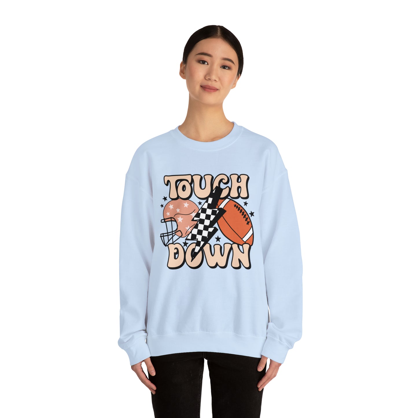 Touchdown Thunderbolt Football Unisex Sweatshirt