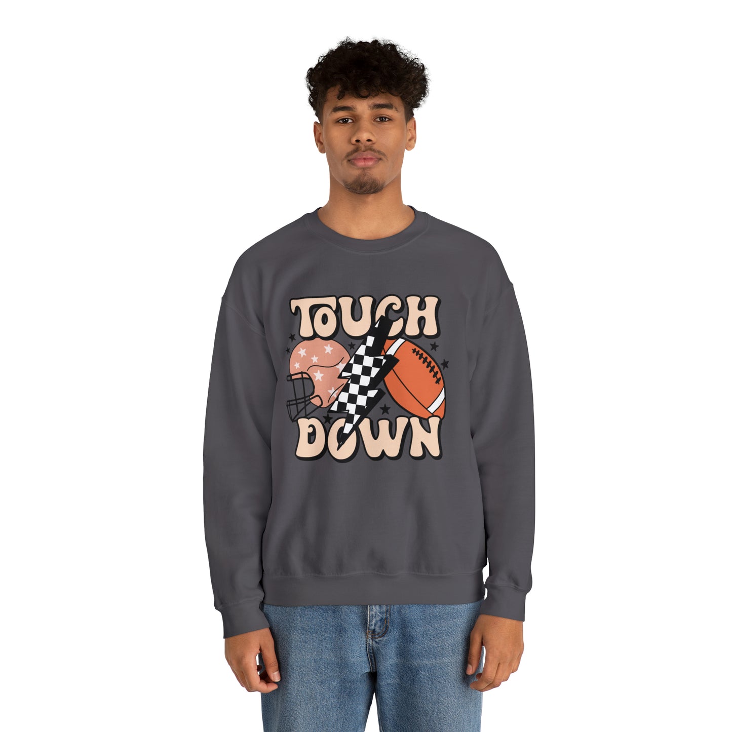 Touchdown Thunderbolt Football Unisex Sweatshirt