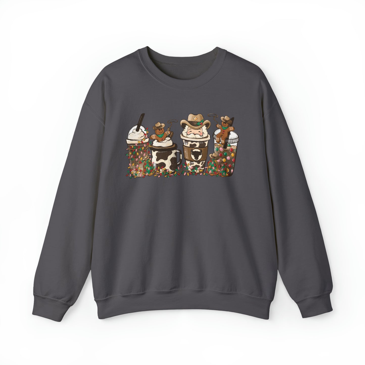 Howdy Santa Rodeo Gingerbread Christmas Unisex Sweatshirt