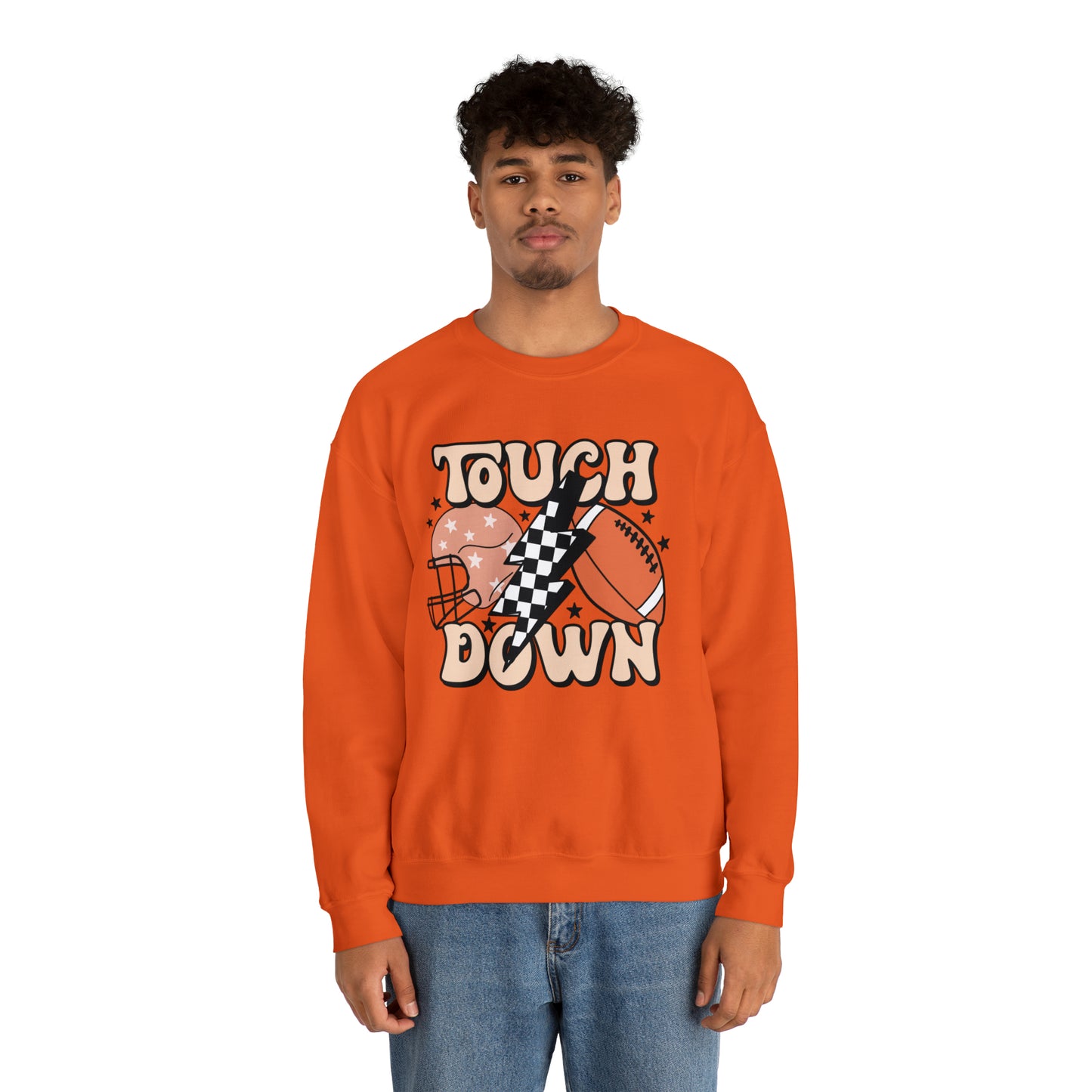 Touchdown Thunderbolt Football Unisex Sweatshirt