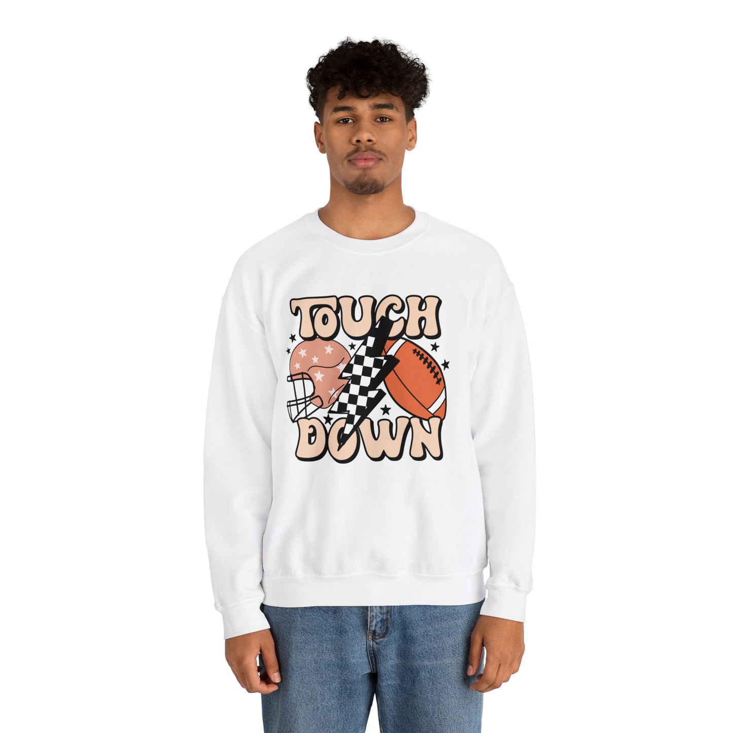 Touchdown Thunderbolt Football Unisex Sweatshirt