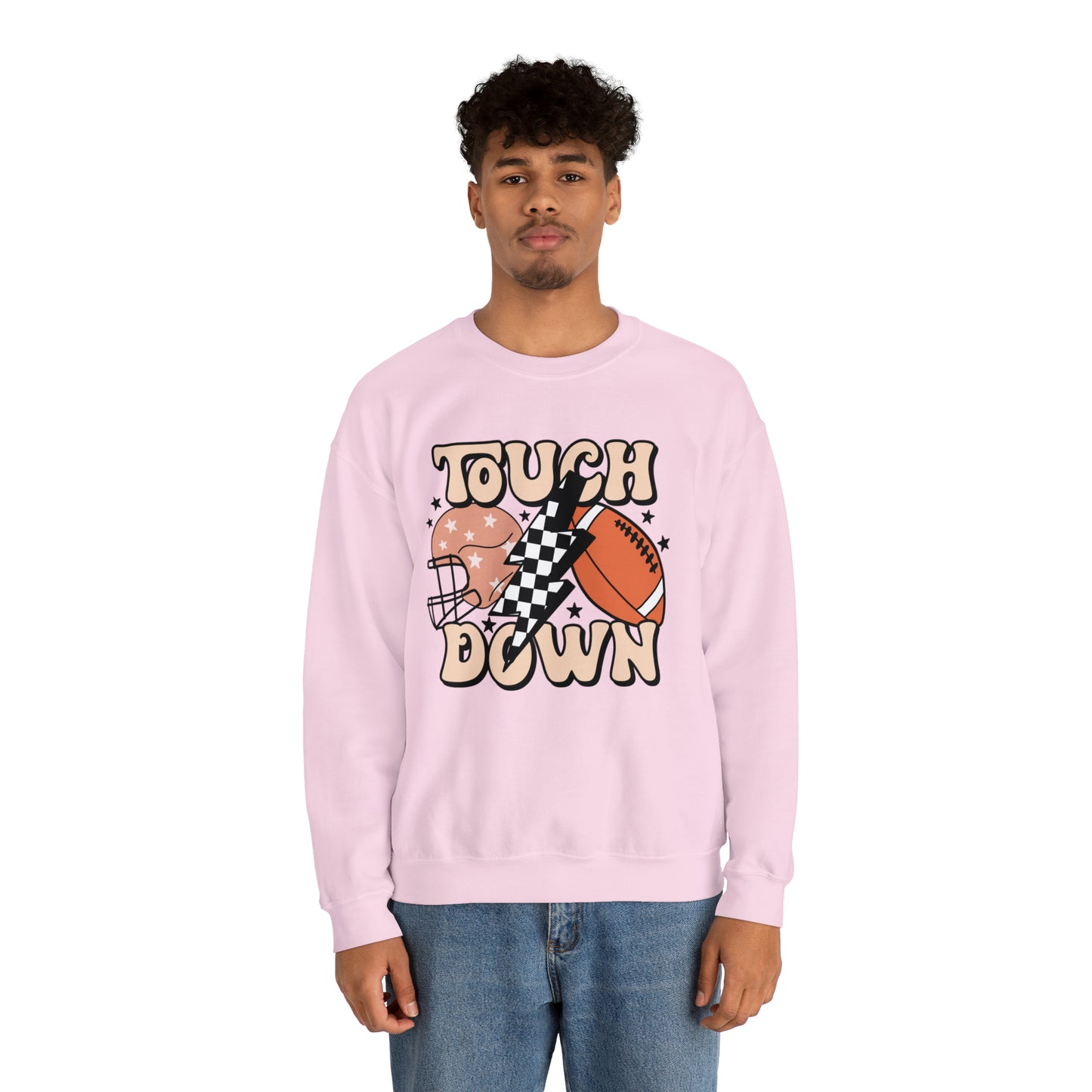 Touchdown Thunderbolt Football Unisex Sweatshirt