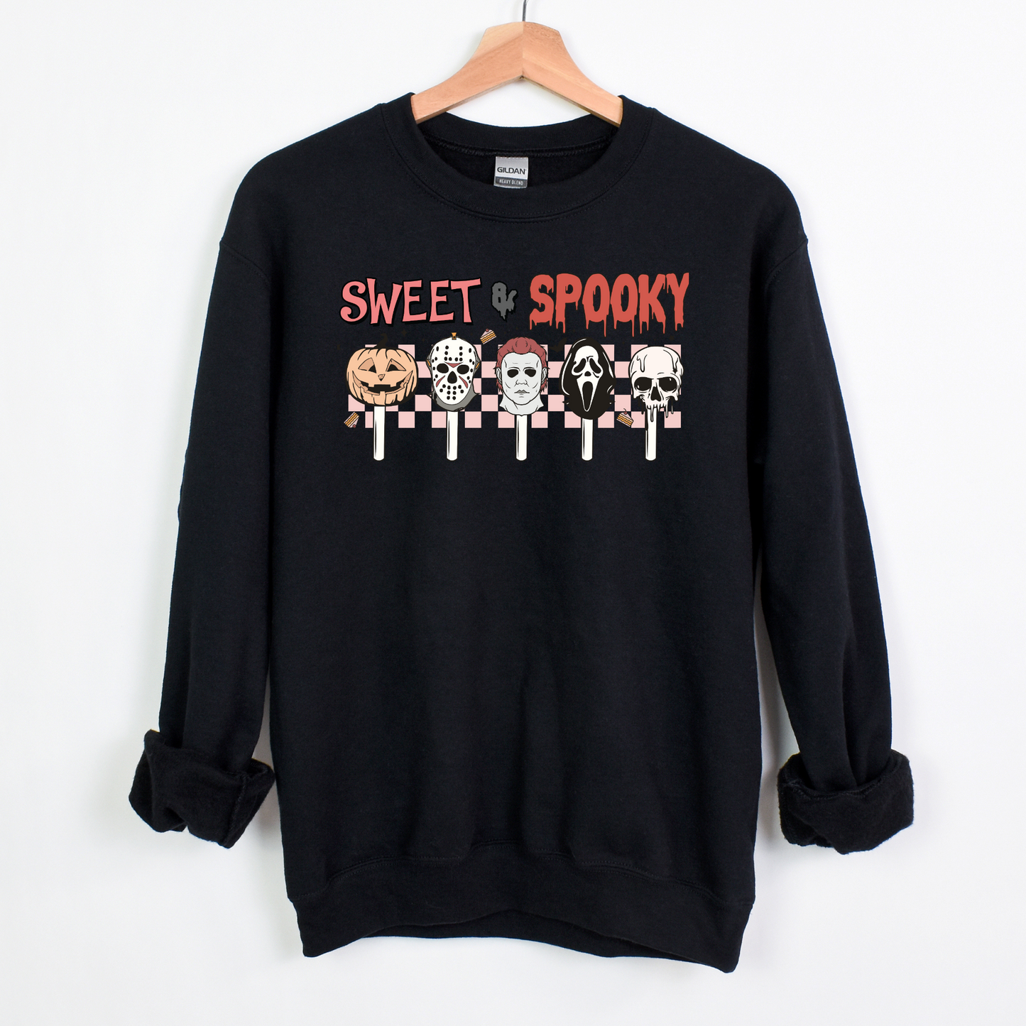 Sweet & Spooky Horror Movie Suckers Halloween Unisex Sweatshirt