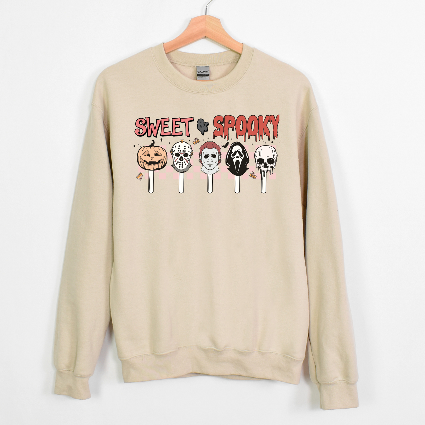 Sweet & Spooky Horror Movie Suckers Halloween Unisex Sweatshirt