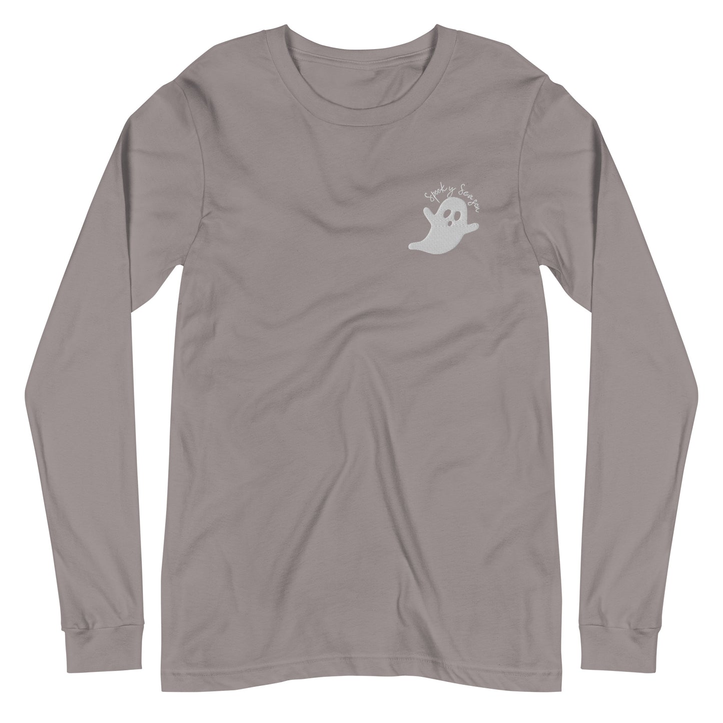 Embroidered Stay Spooky Unisex Long Sleeve Tee