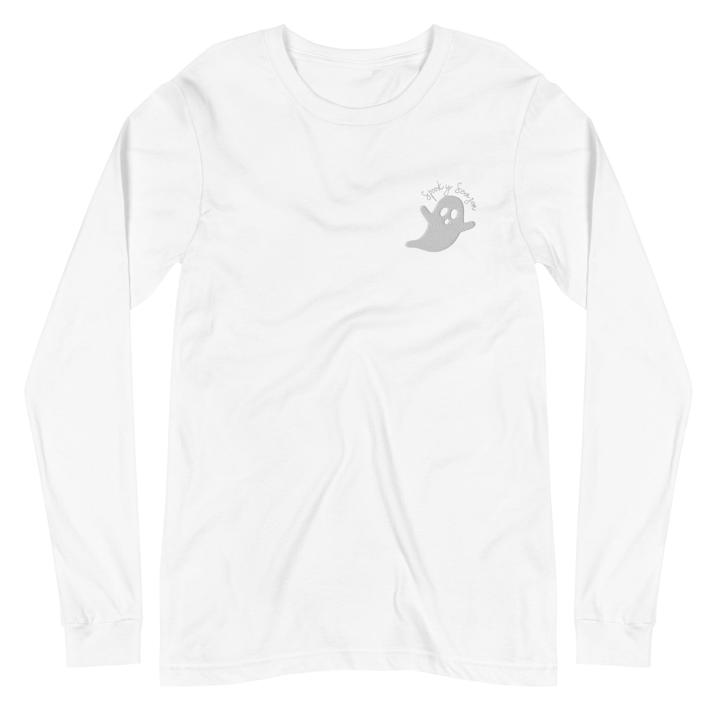 Embroidered Stay Spooky Unisex Long Sleeve Tee