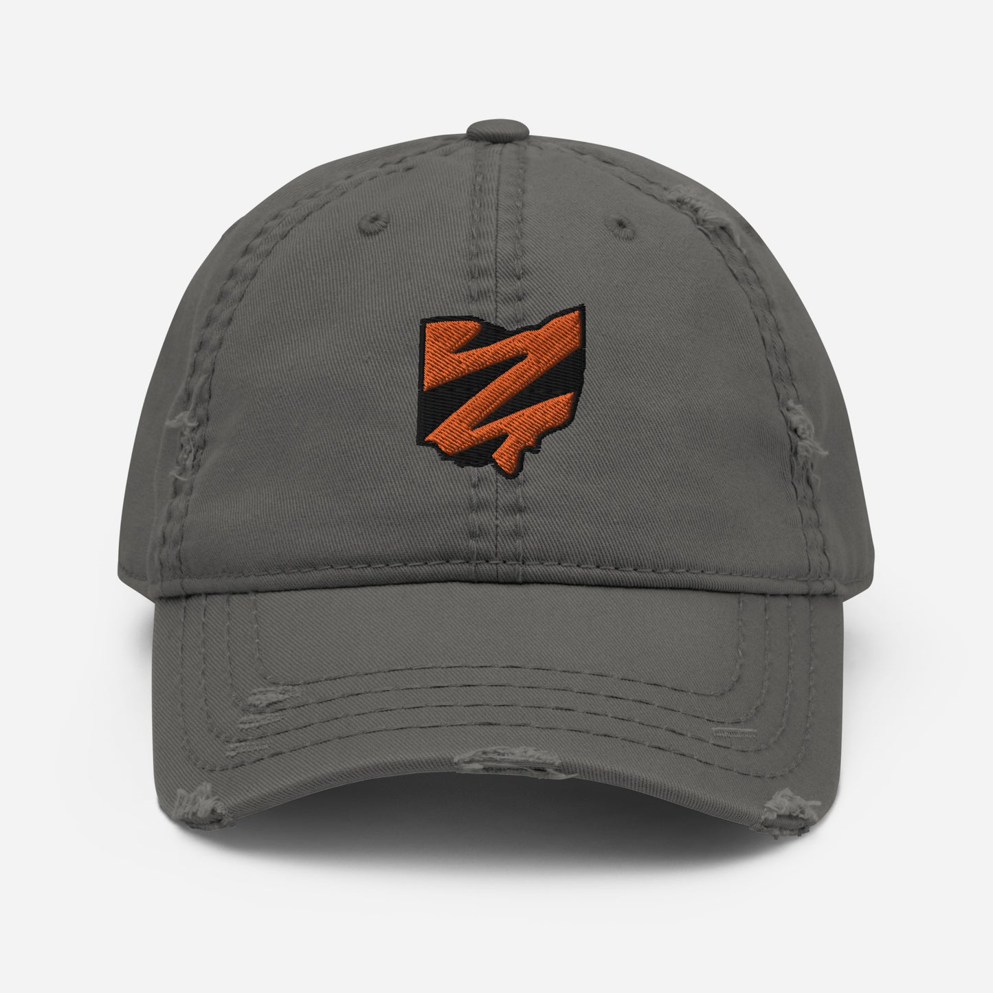 Ohio Tiger Stripes Distressed Dad Hat