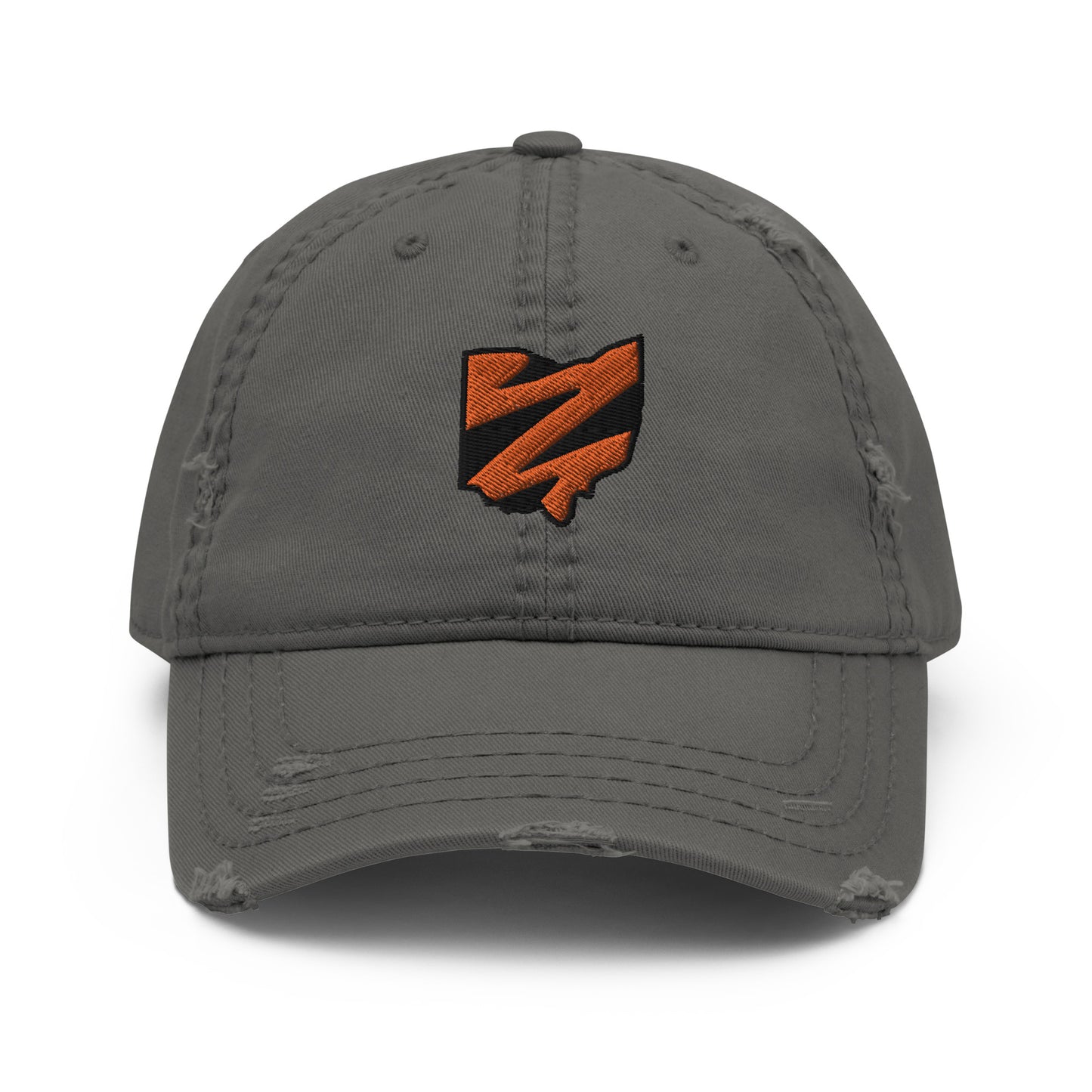 Ohio Tiger Stripes Distressed Dad Hat