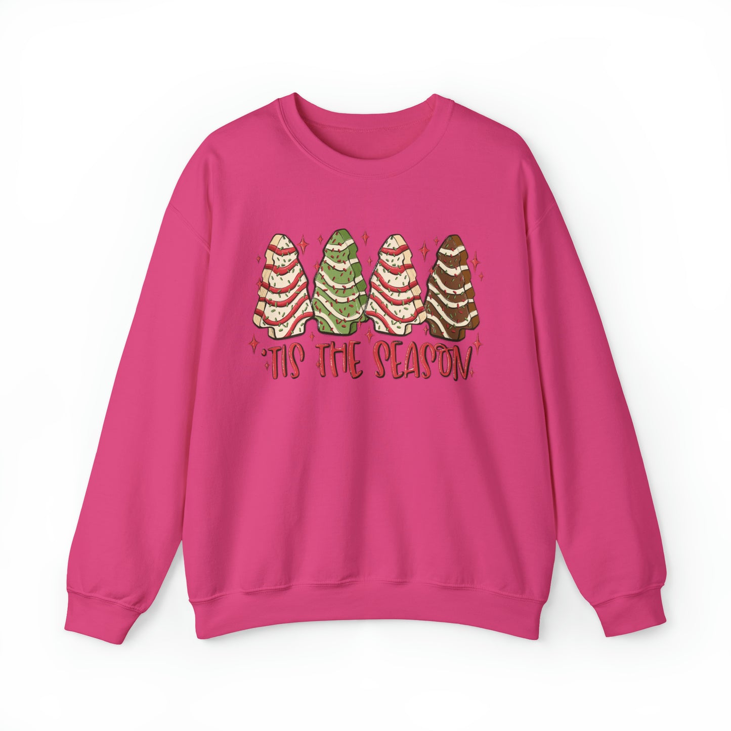 Tis The Season Little Debbie Christmas Tree Cakes Unisex Sweatshirt