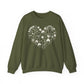 St. Patrick's Day Doodle Heart Unisex Crewneck Sweatshirt