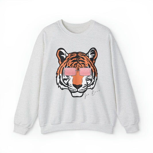 Joe Brrrrr Tiger Glasses Unisex Sweatshirt