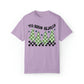 Tis The Season To Be Jolly Checkered Christmas Comfort Colors Unisex Garment-Dyed T-shirt